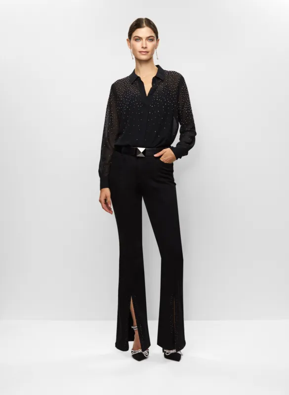 Embellished Blouse & Split Hem Pants sold by Melanie Lyne