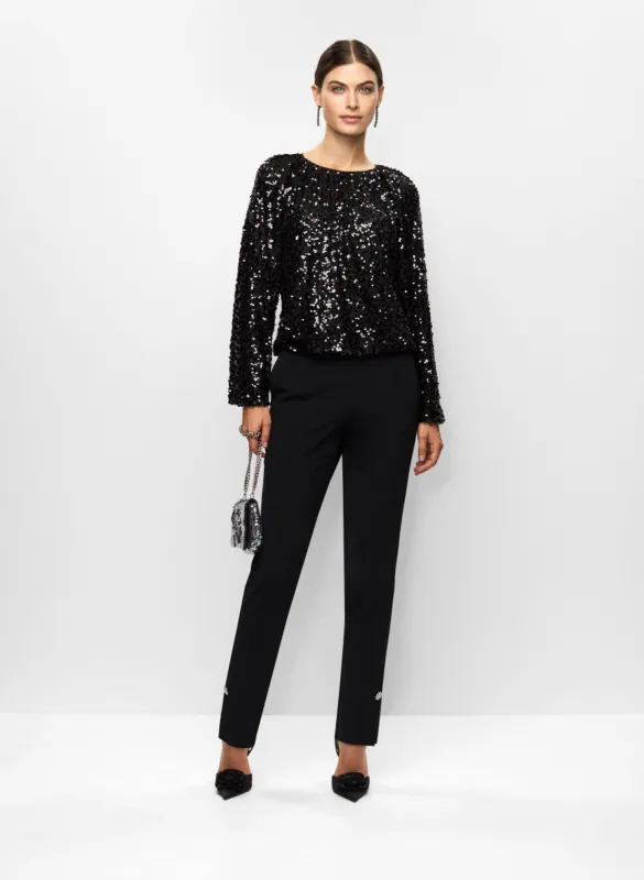Sequin top & Button Detail Pants sold by Melanie Lyne