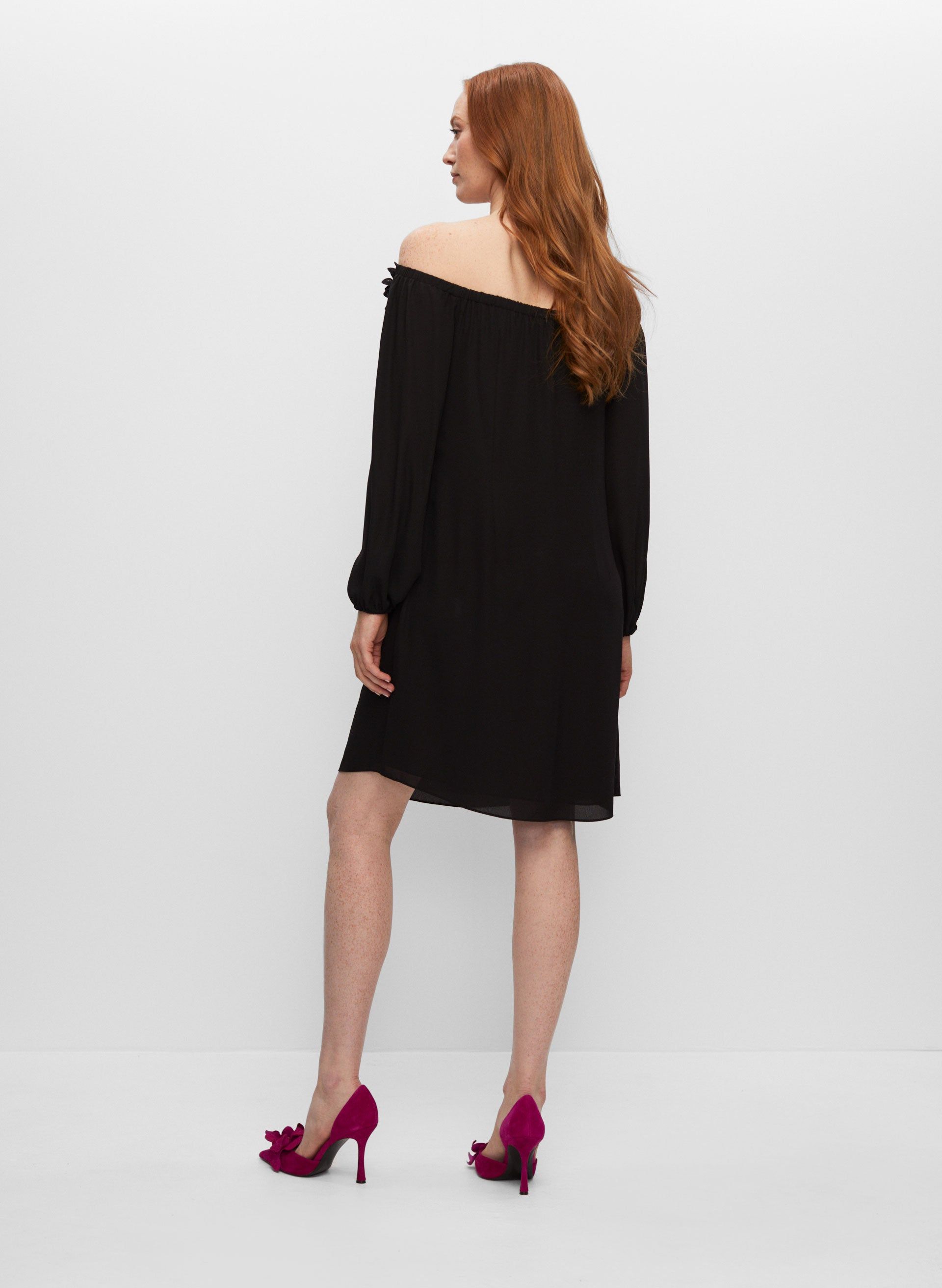 Off-the-Shoulder Appliqué Detail Dress sold by Melanie Lyne product image thumbnail 2