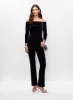 Off-the-Shoulder Top & Velour Pants sold by Melanie Lyne