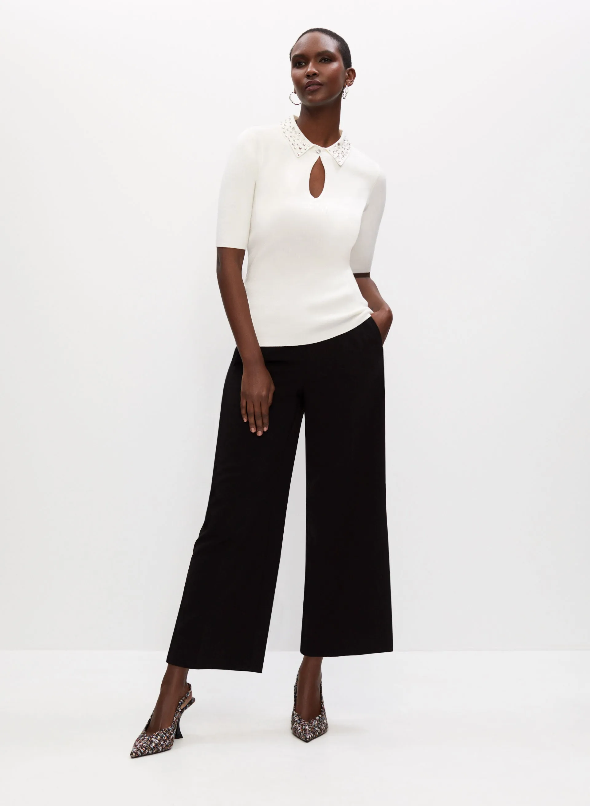 Bi-Stretch Culotte Pants sold by Melanie Lyne product image thumbnail 3