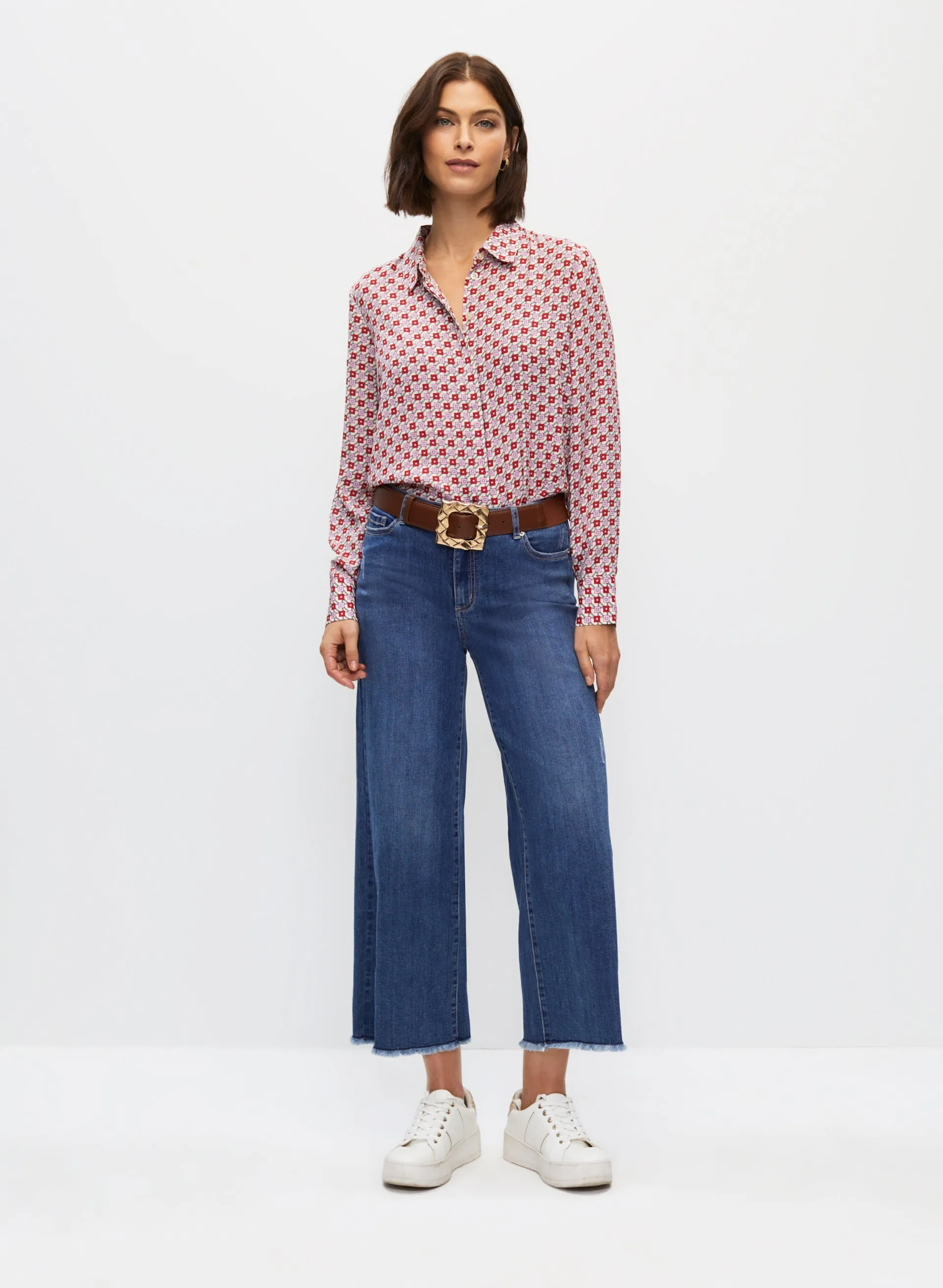 Geometric Print Shirt sold by Melanie Lyne product image thumbnail 4