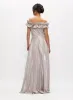 Off-the-Shoulder Glitter Gown sold by Melanie Lyne