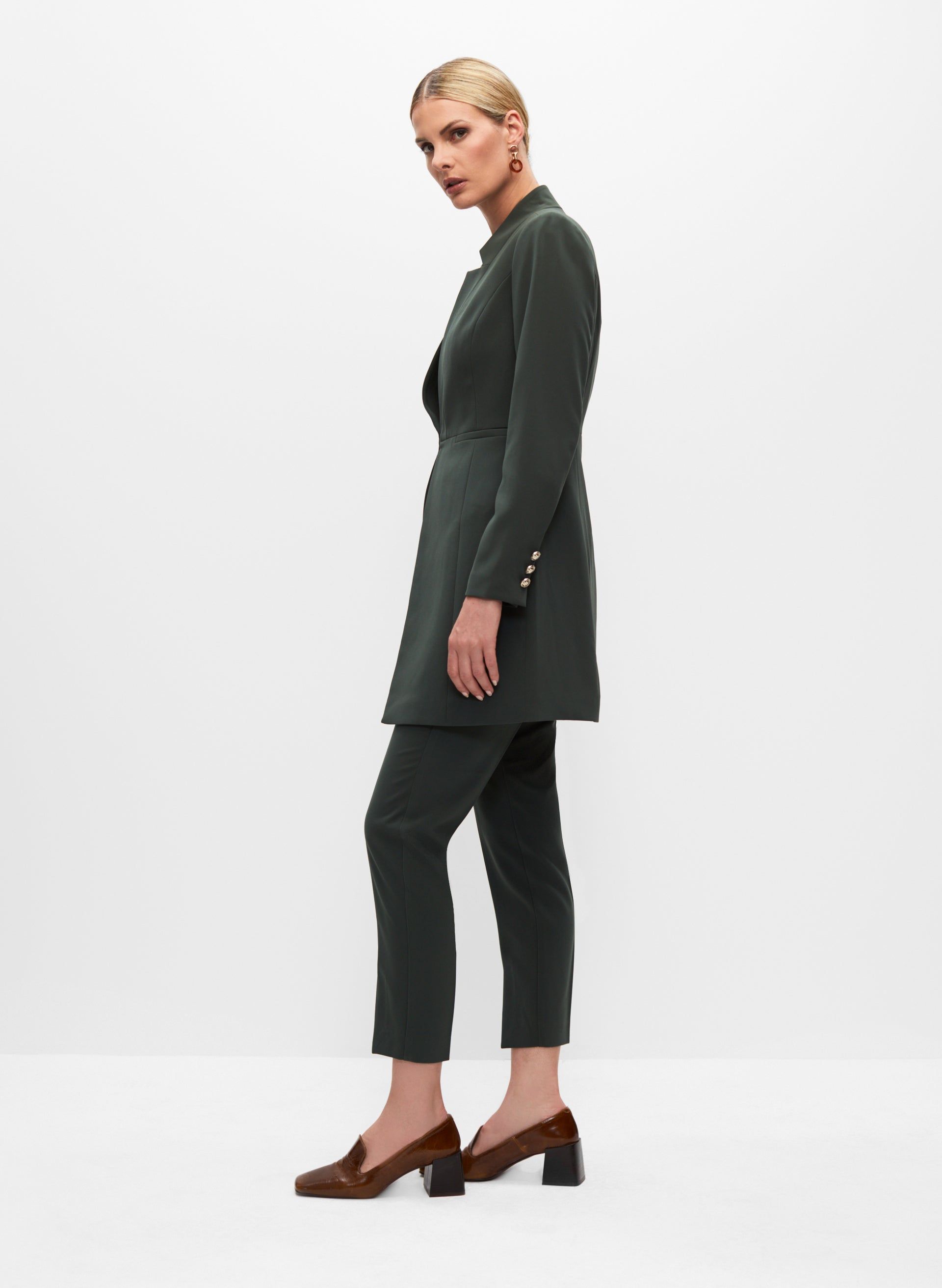 Inverted Notch Collar Redingote Jacket sold by Melanie Lyne product image thumbnail 4