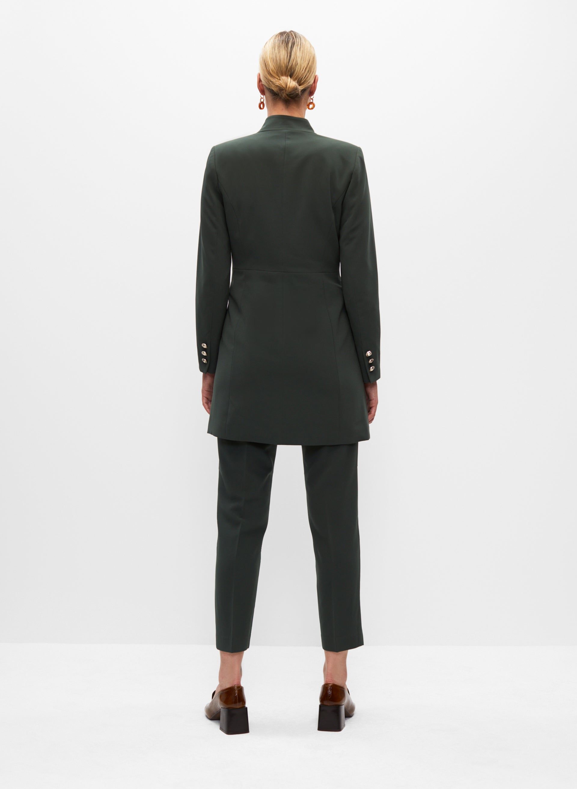 Inverted Notch Collar Redingote Jacket sold by Melanie Lyne product image thumbnail 3