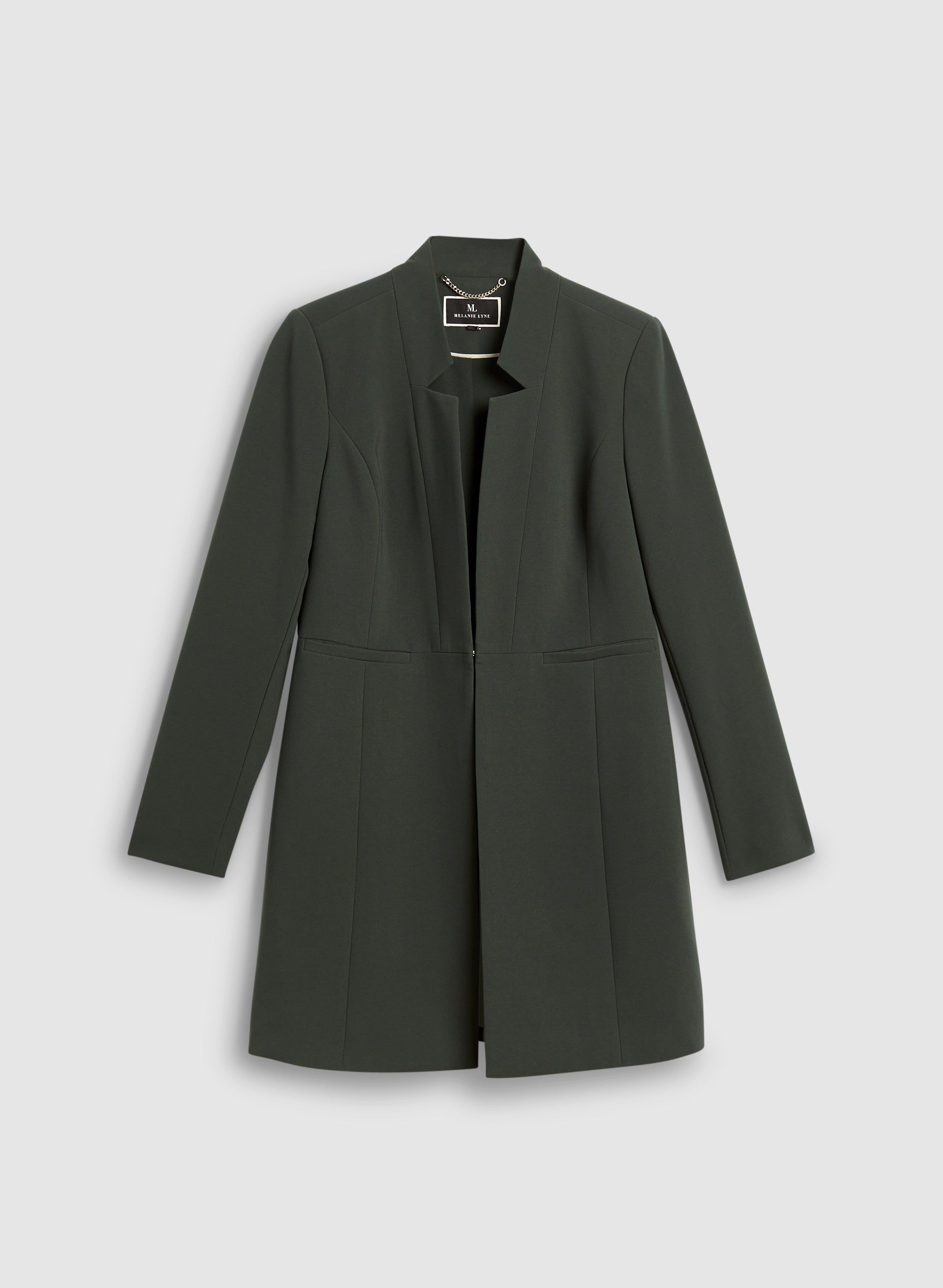 Inverted Notch Collar Redingote Jacket sold by Melanie Lyne product image thumbnail 5