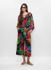 Joseph Ribkoff - Tropical Motif Pull-On Pants sold by Melanie Lyne