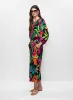 Joseph Ribkoff - Tropical Motif Pull-On Pants sold by Melanie Lyne