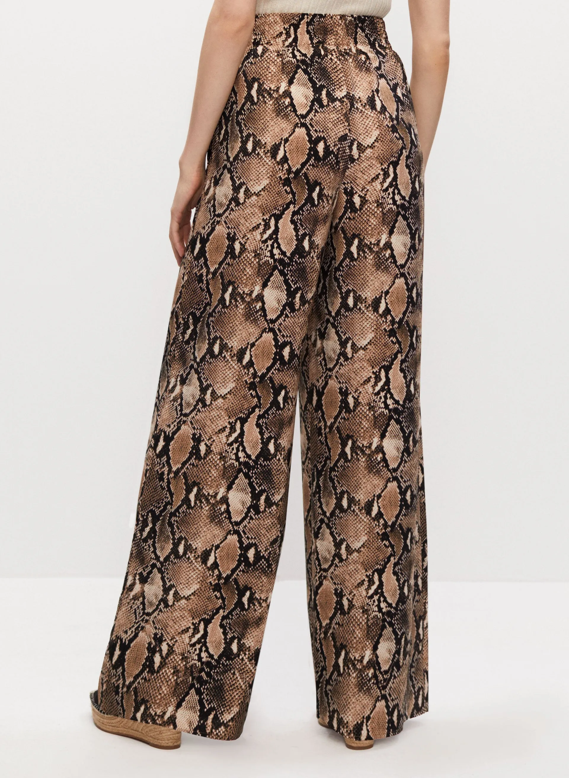 Snakeskin Print Pull-On Pants sold by Melanie Lyne product image thumbnail 2