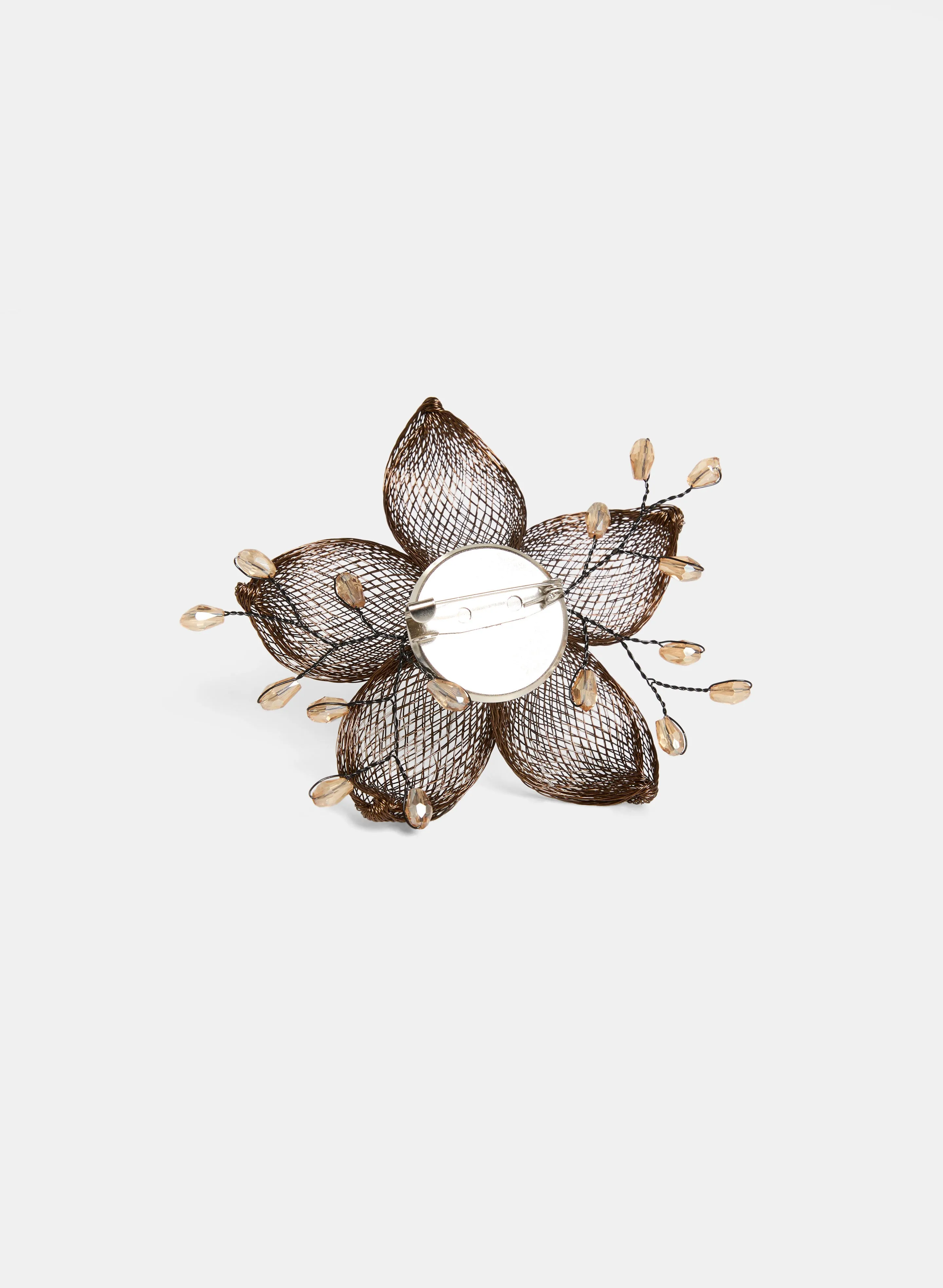 Mesh Flower Pin sold by Melanie Lyne product image thumbnail 2