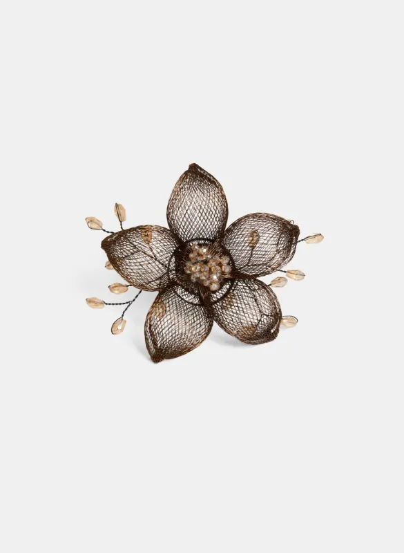 Mesh Flower Pin sold by Melanie Lyne