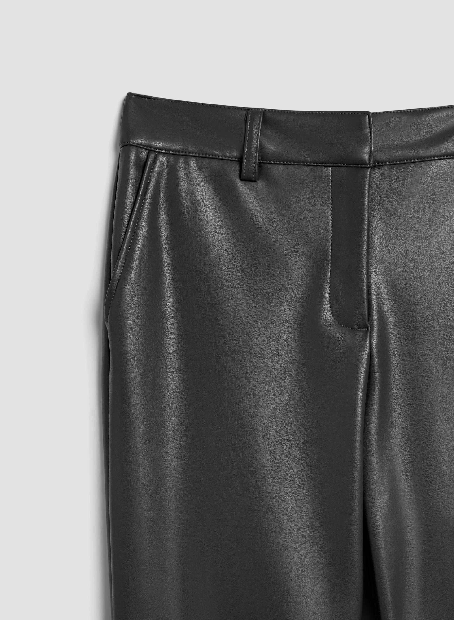 Vegan Leather Straight Leg Pants sold by Melanie Lyne product image thumbnail 4