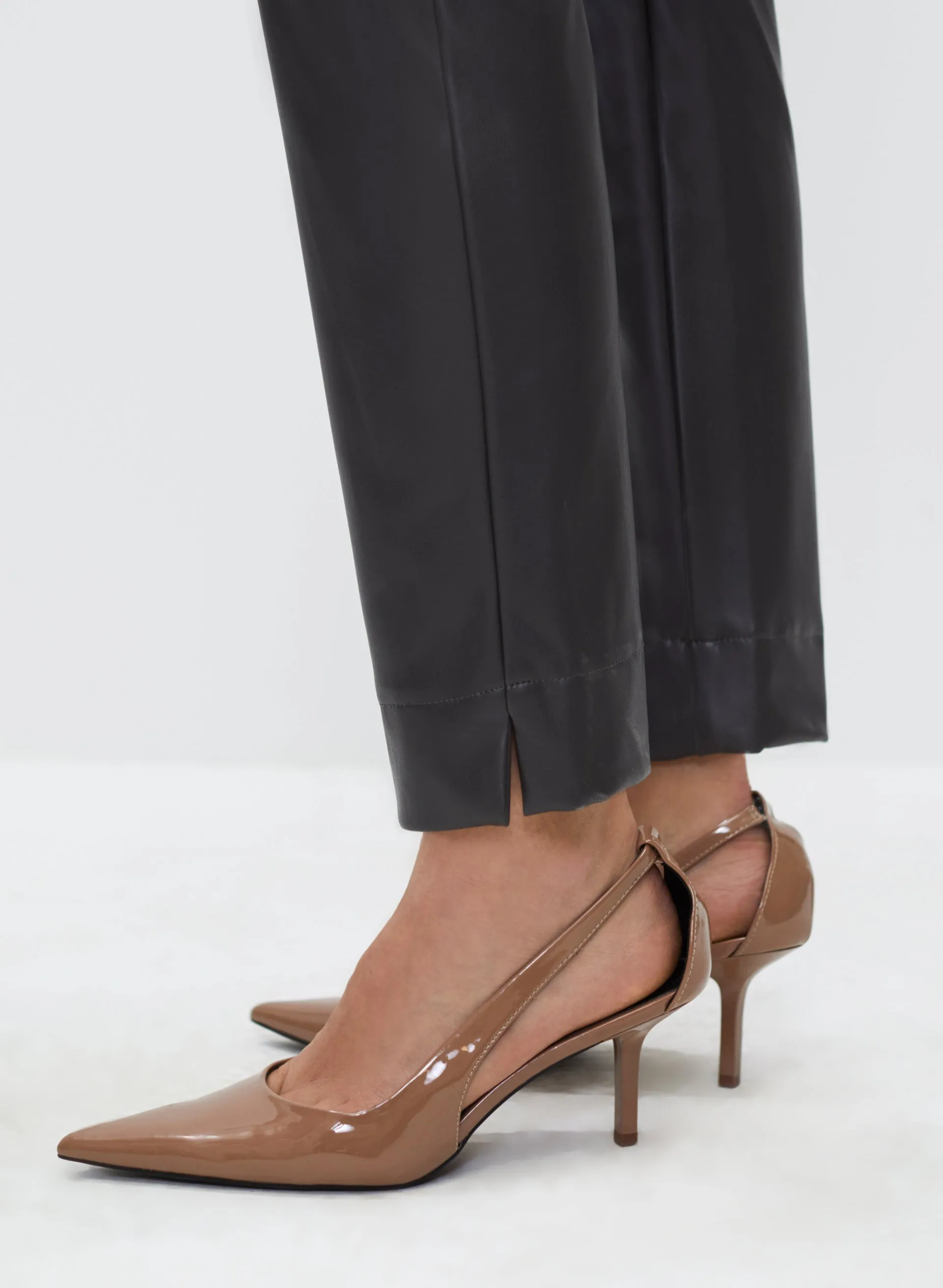 Vegan Leather Straight Leg Pants sold by Melanie Lyne product image thumbnail 2