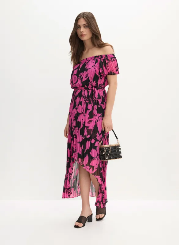 Joseph Ribkoff - Off-the-Shoulder Floral Dress sold by Melanie Lyne