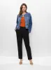 Quilted Denim Jacket & Straight Leg Pants sold by Melanie Lyne