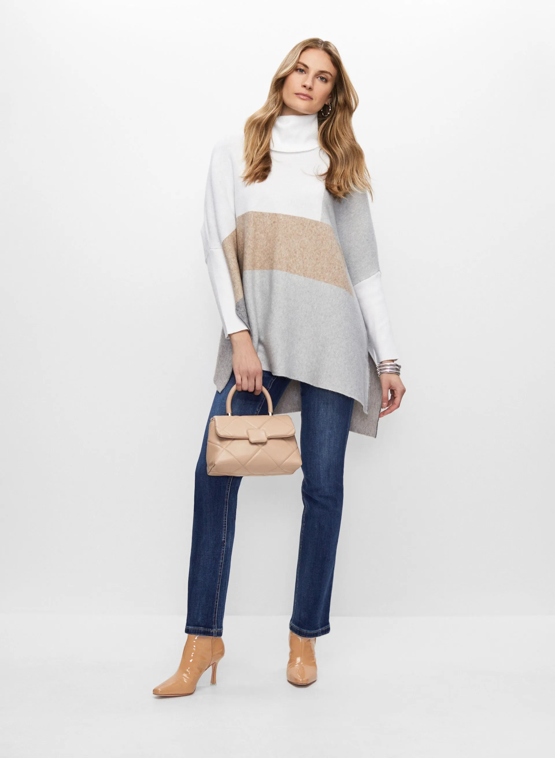 Joseph Ribkoff - Colour Block Tunic Sweater sold by Melanie Lyne product image thumbnail 3