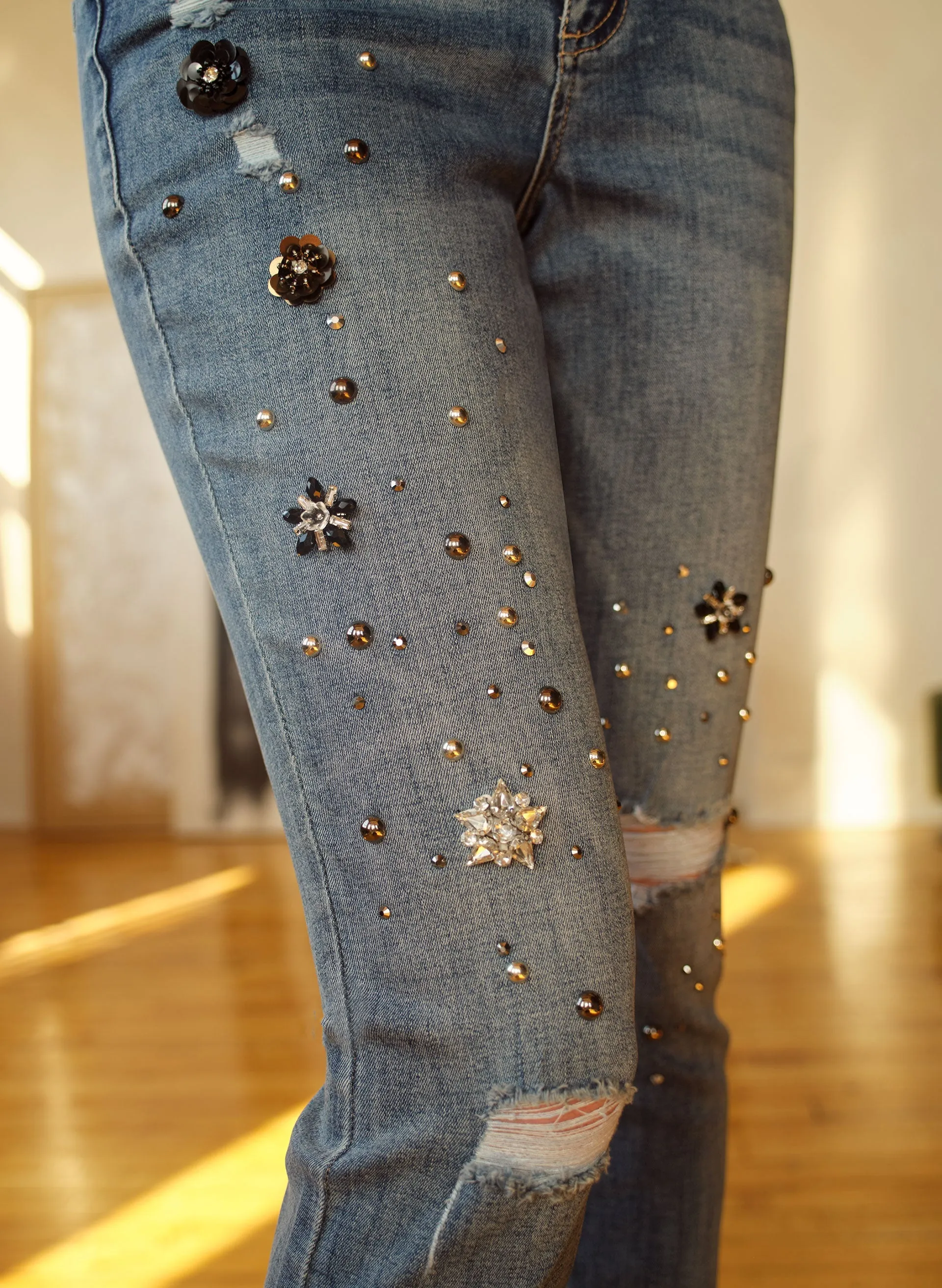 Embellished Slim Leg Jeans sold by Melanie Lyne product image thumbnail 4