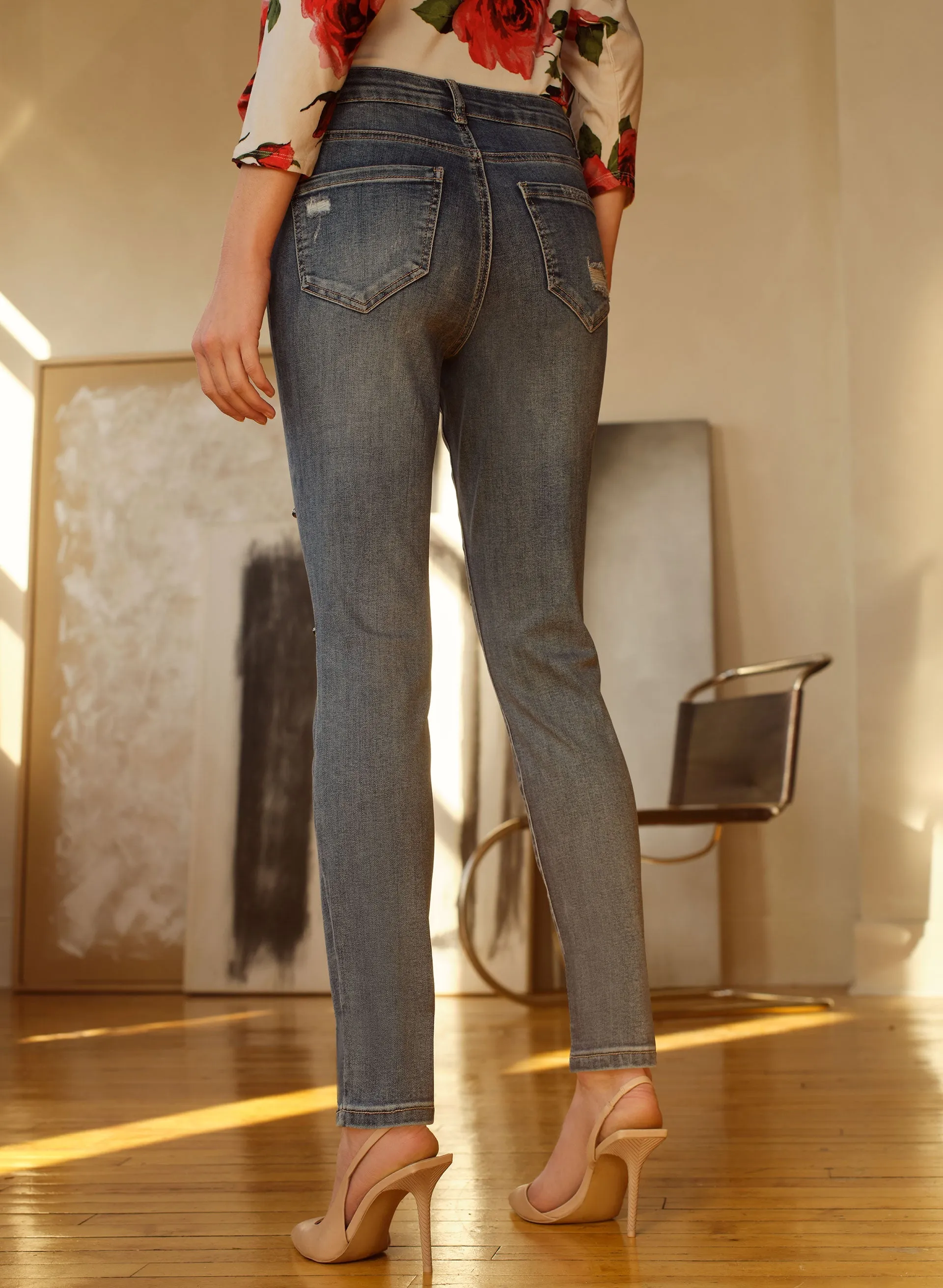 Embellished Slim Leg Jeans sold by Melanie Lyne product image thumbnail 2