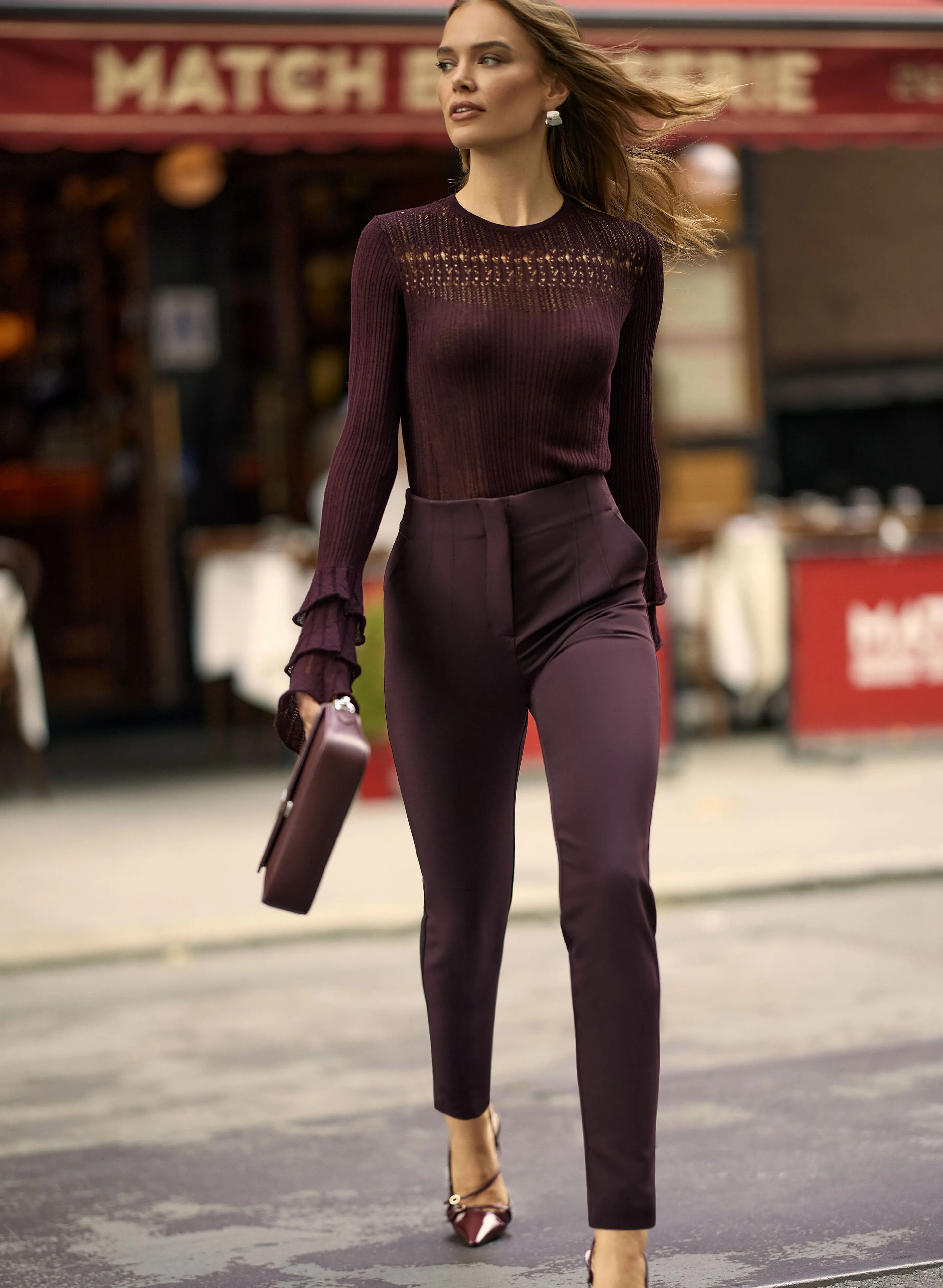 Juliette Slim Leg Pants sold by Melanie Lyne product image thumbnail 3