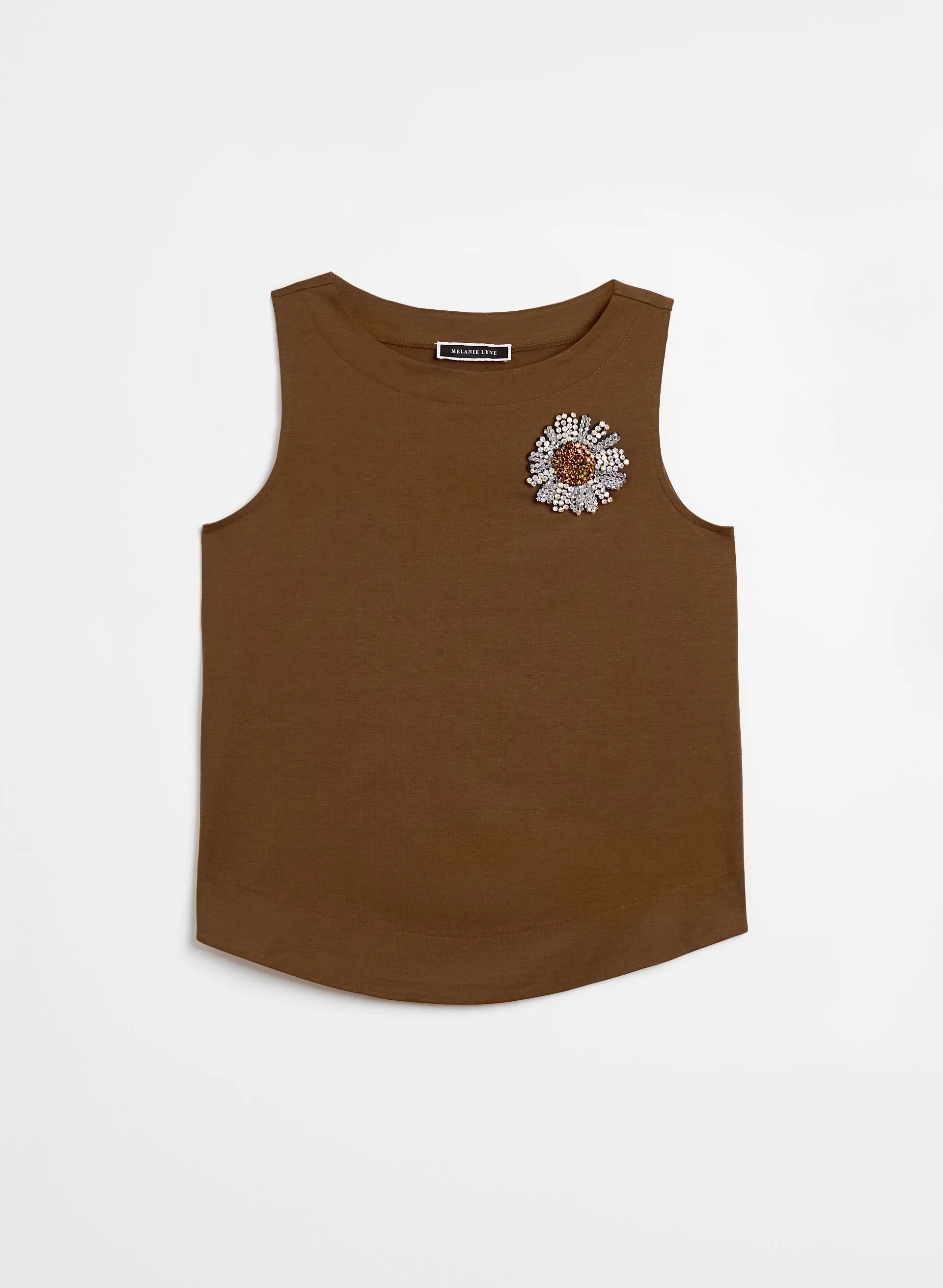 Embroidered Sleeveless Top sold by Melanie Lyne product image thumbnail 5