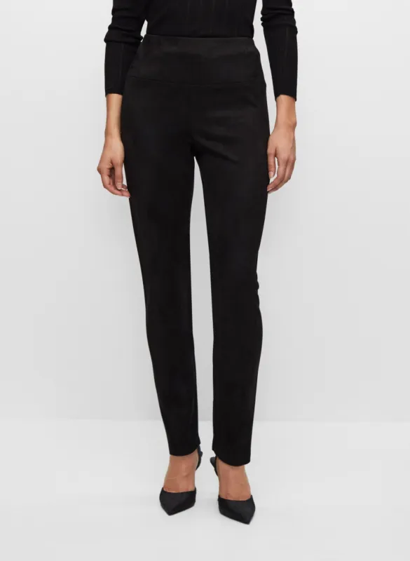 Faux Suede Pull-On Leggings sold by Melanie Lyne