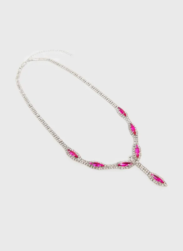 Faceted Stone Y Necklace sold by Melanie Lyne