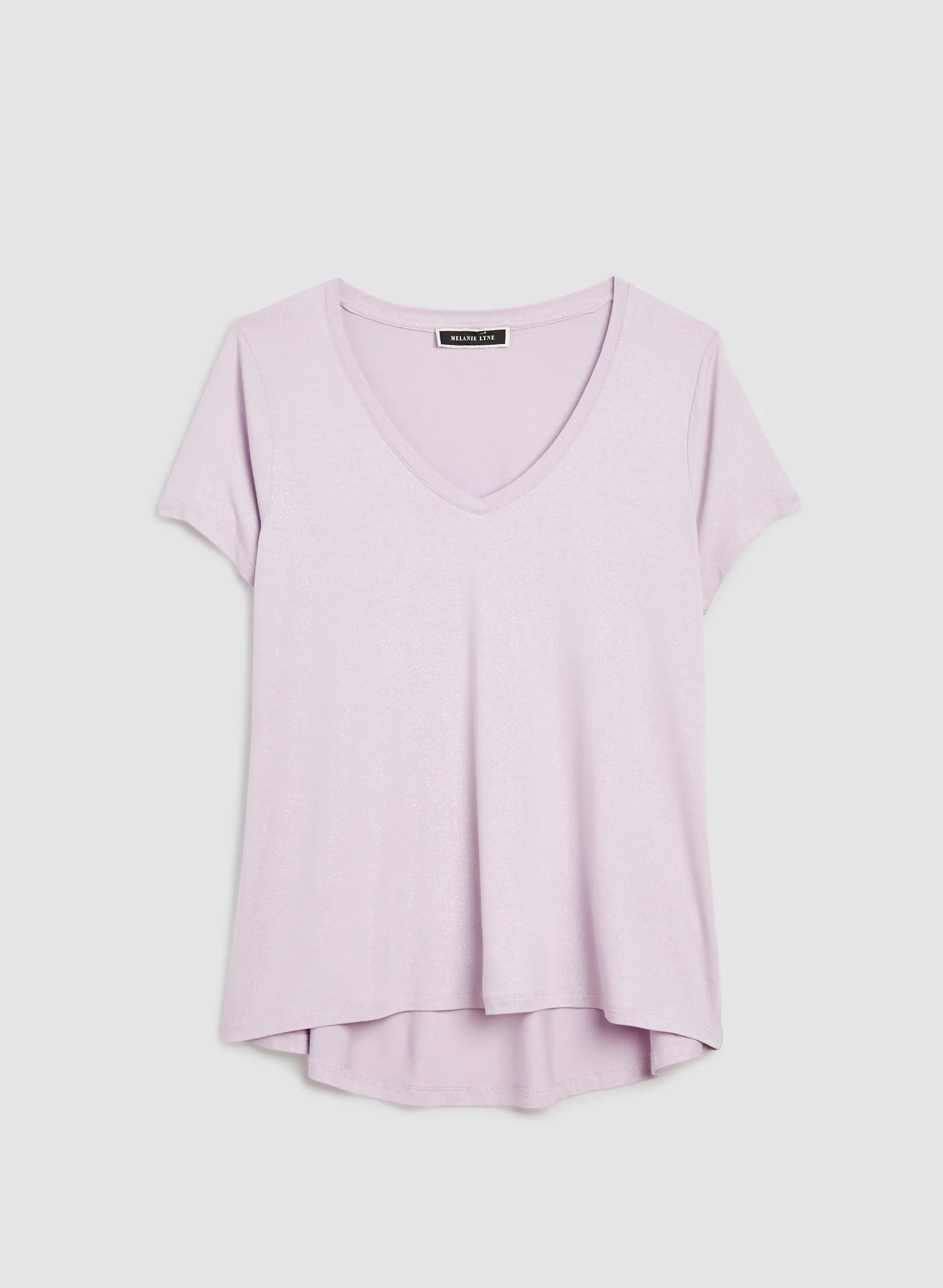 Short Sleeve V-Neck Tee sold by Melanie Lyne product image thumbnail 5