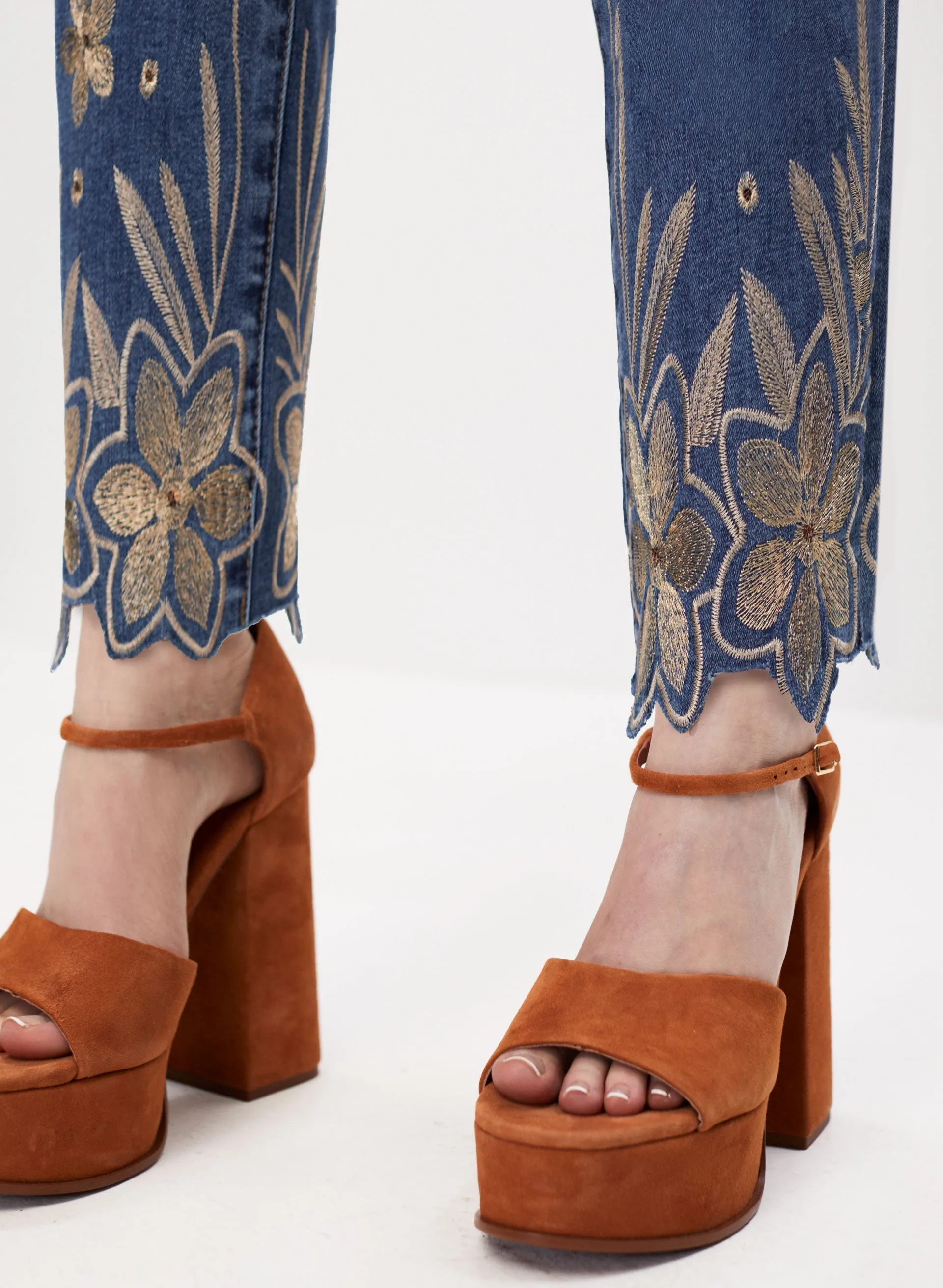 Embroidered Detail Jeans sold by Melanie Lyne product image thumbnail 3