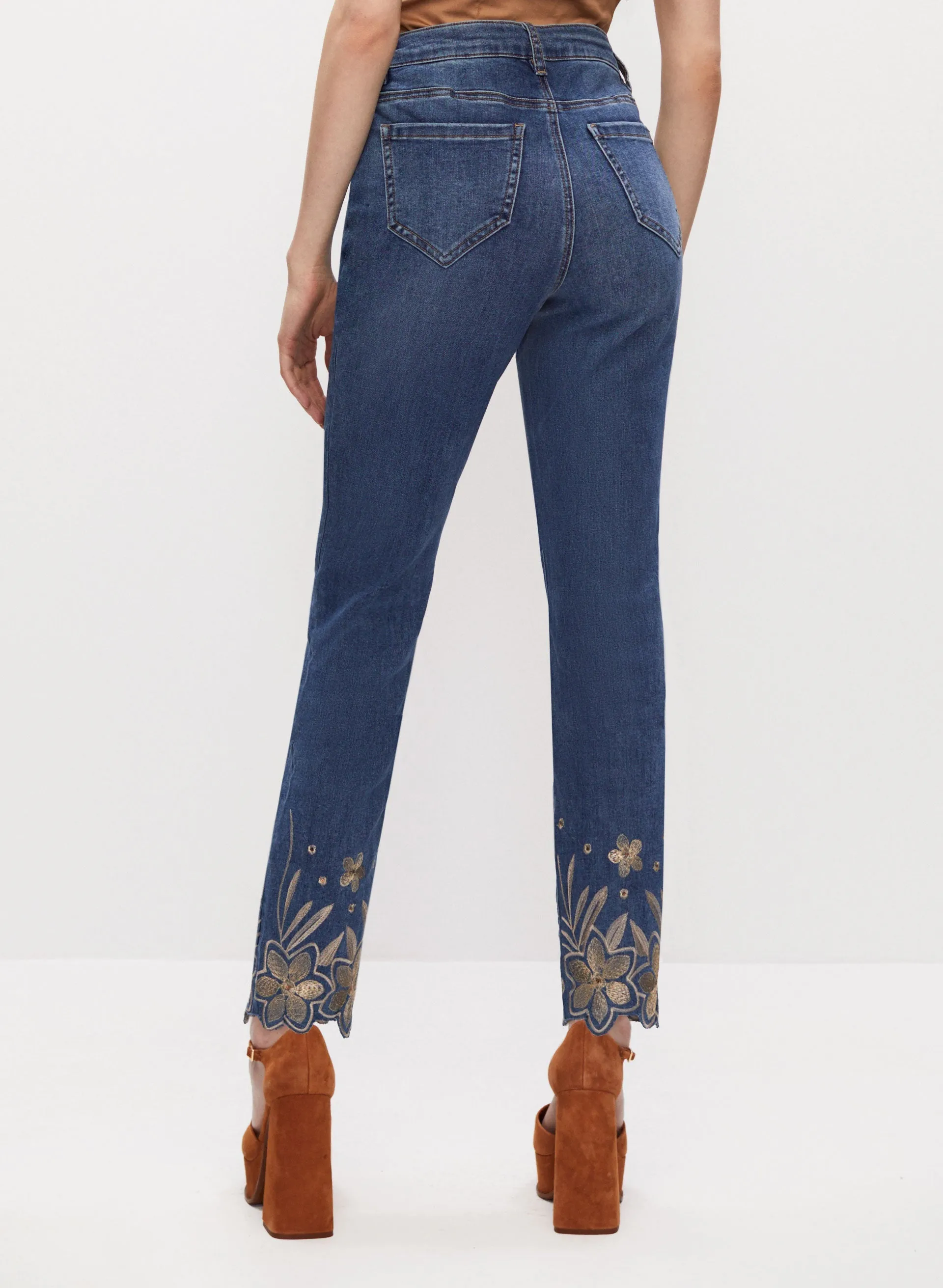 Embroidered Detail Jeans sold by Melanie Lyne product image thumbnail 4