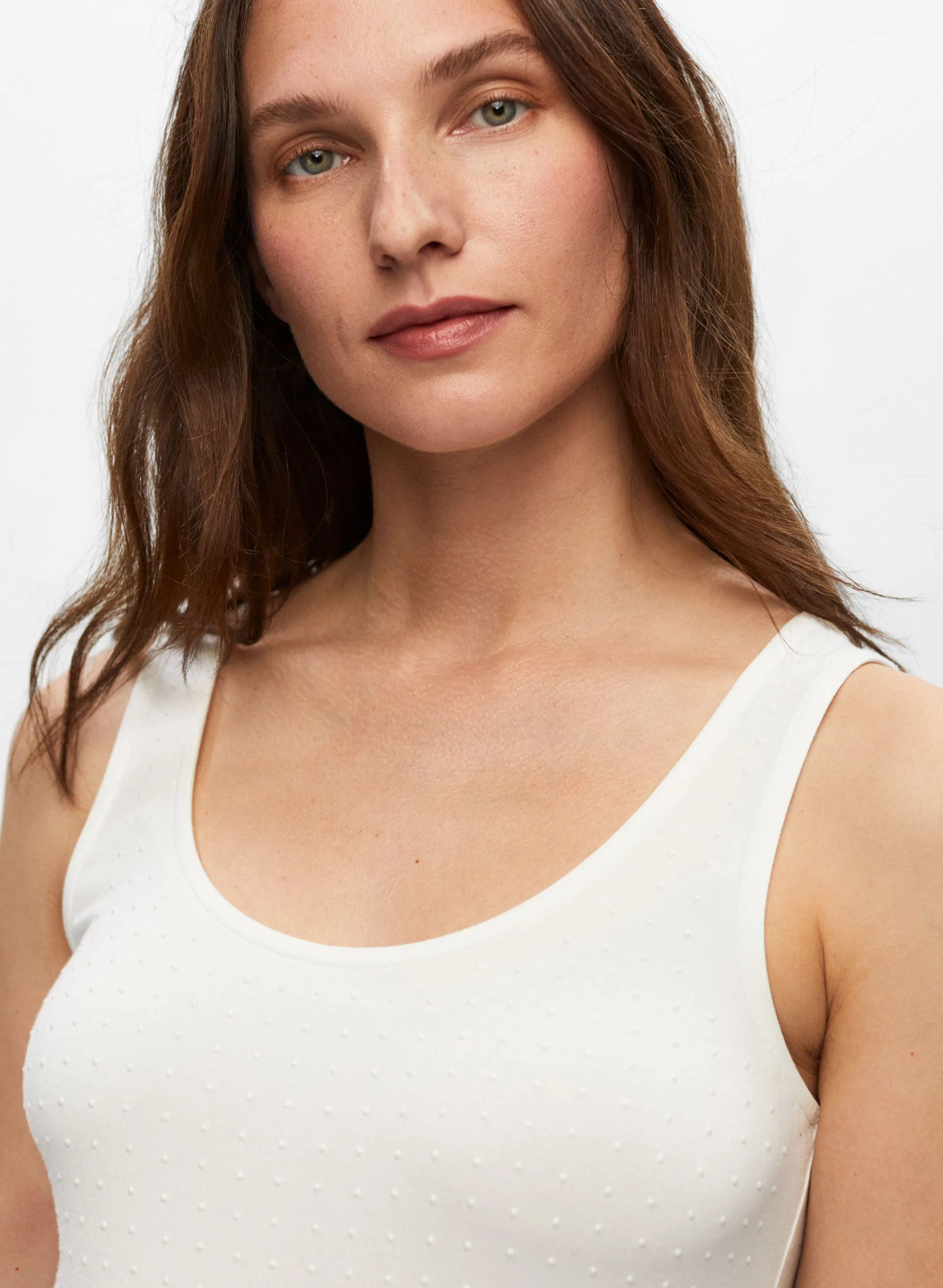 Pearl Detail Tank Top sold by Melanie Lyne product image thumbnail 2