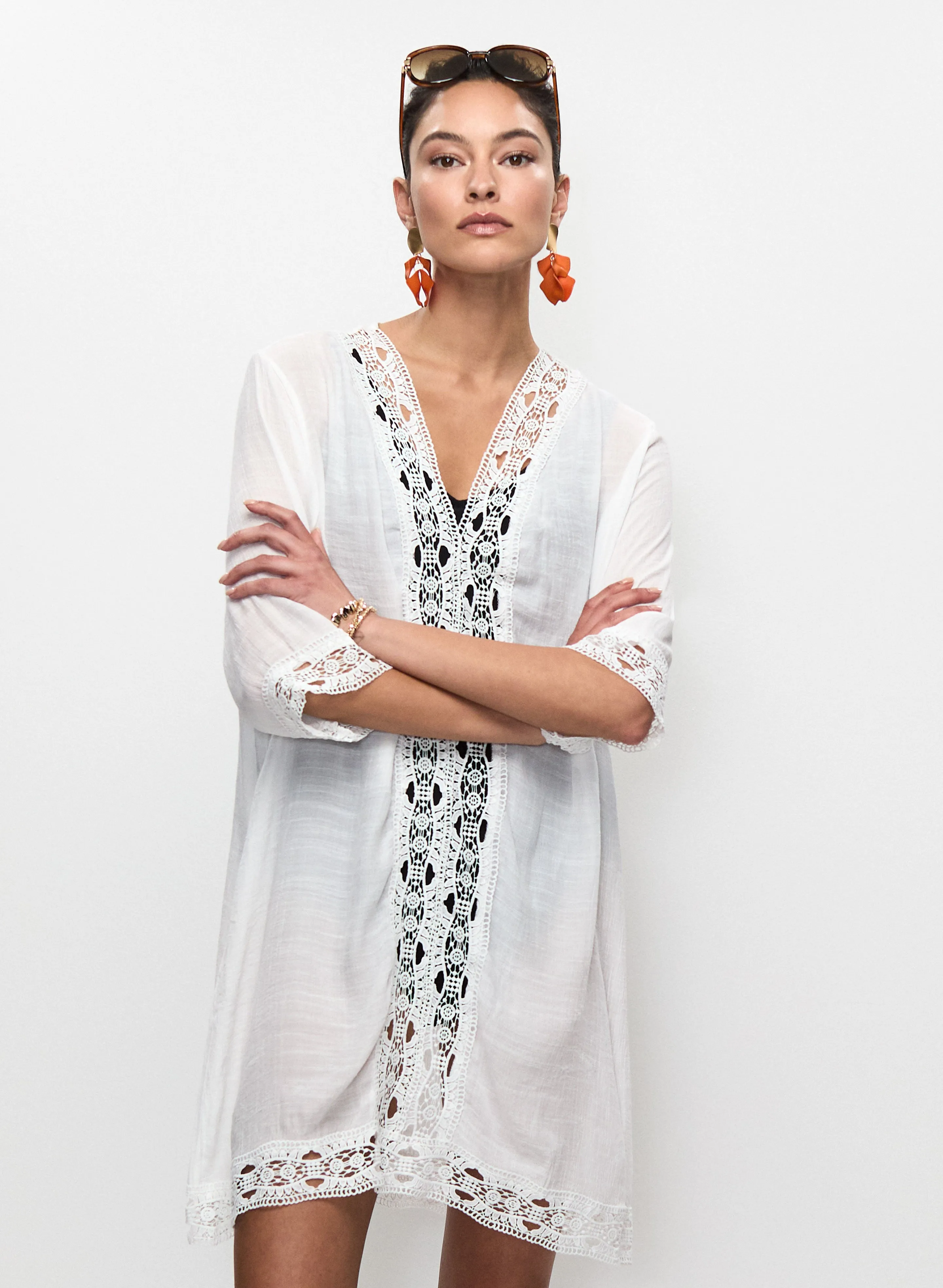 Crochet Lace Cover-Up sold by Melanie Lyne