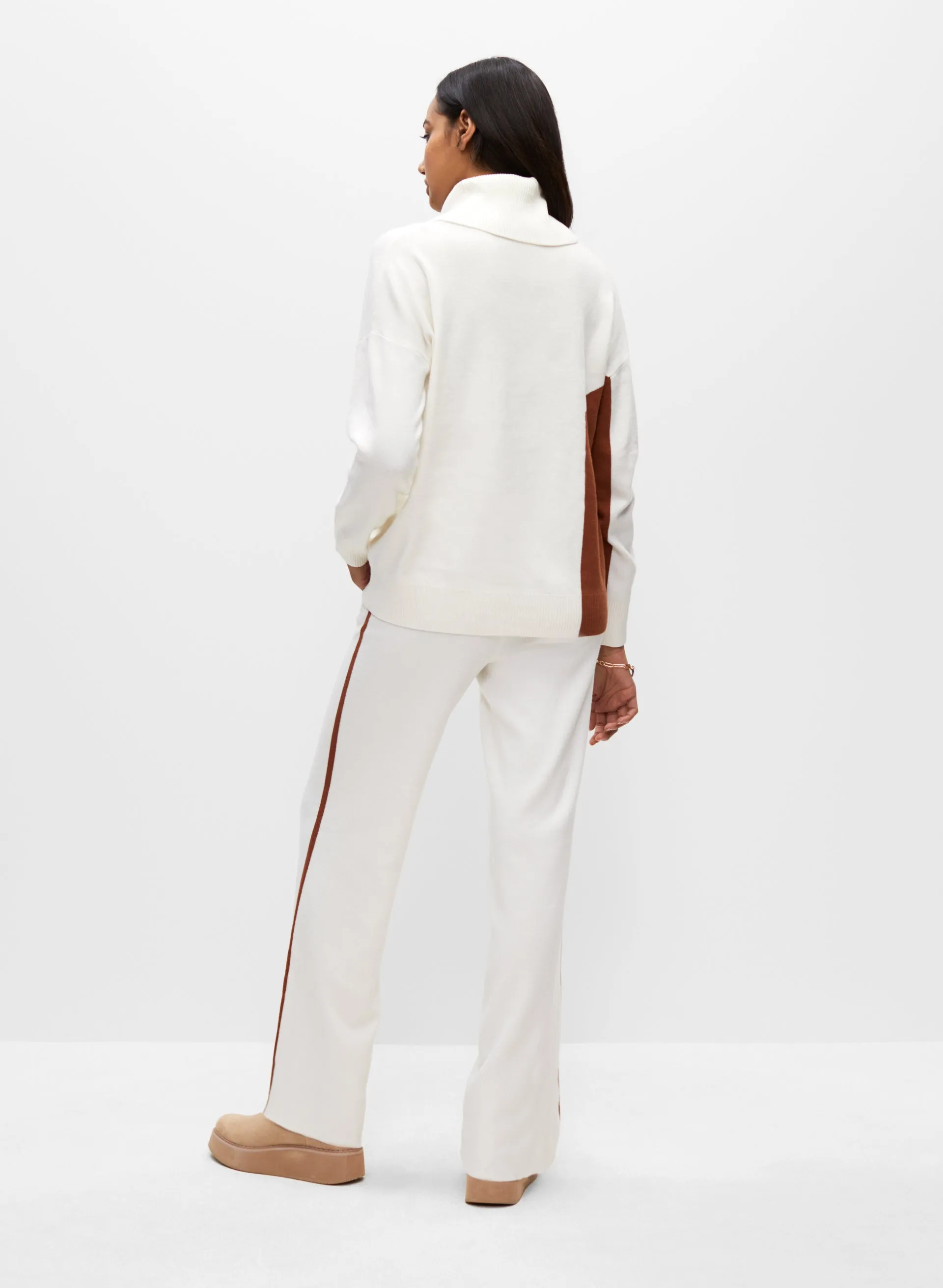 Colour Block Turtleneck Sweater sold by Melanie Lyne product image thumbnail 4