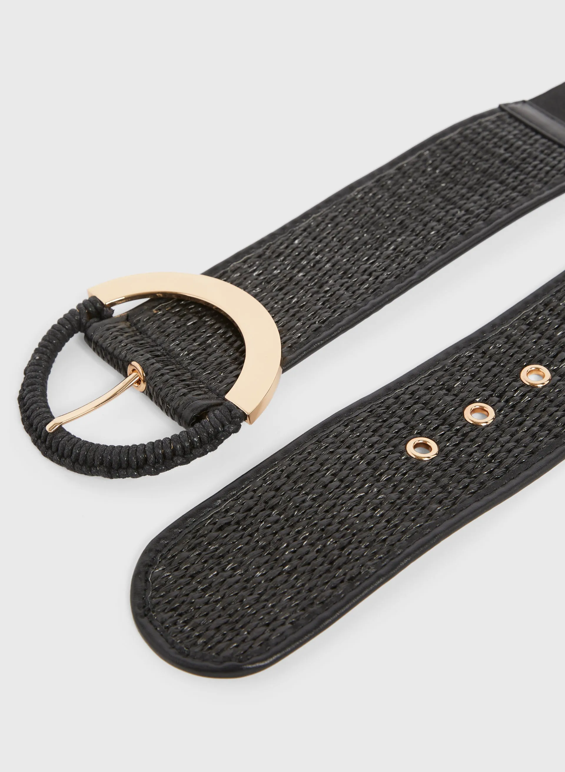 Gold Metallic Detail Belt sold by Melanie Lyne product image thumbnail 3