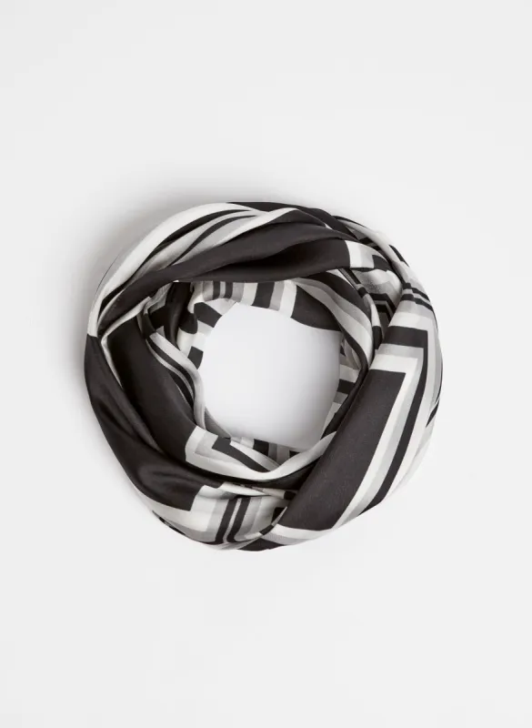 Geometric Print Silk Scarf sold by Melanie Lyne