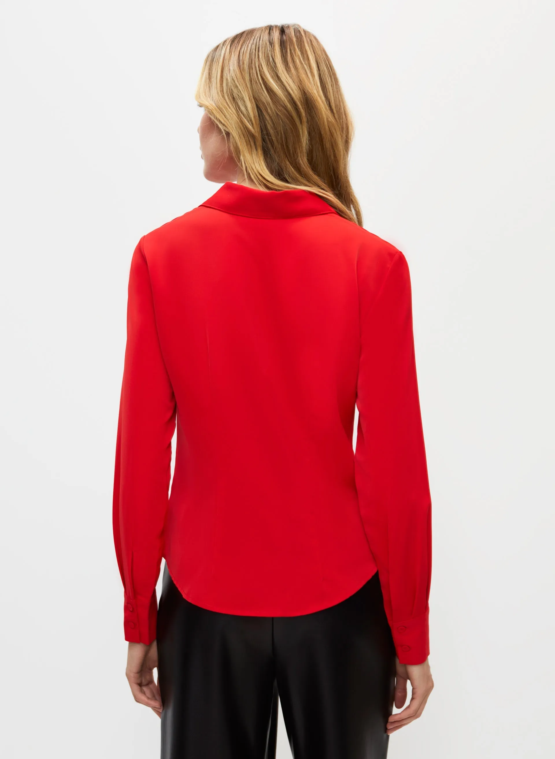 Ruched Satin Blouse sold by Melanie Lyne product image thumbnail 4