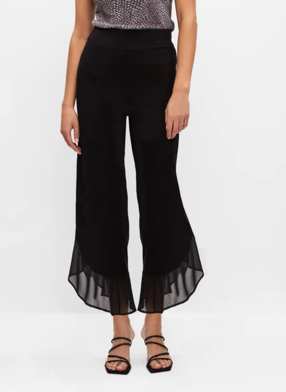 Asymmetrical Wide Leg Chiffon Pants sold by Melanie Lyne