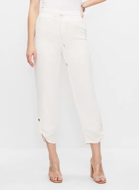 Frank Lyman - Hem Detail Pull-On Pants sold by Melanie Lyne