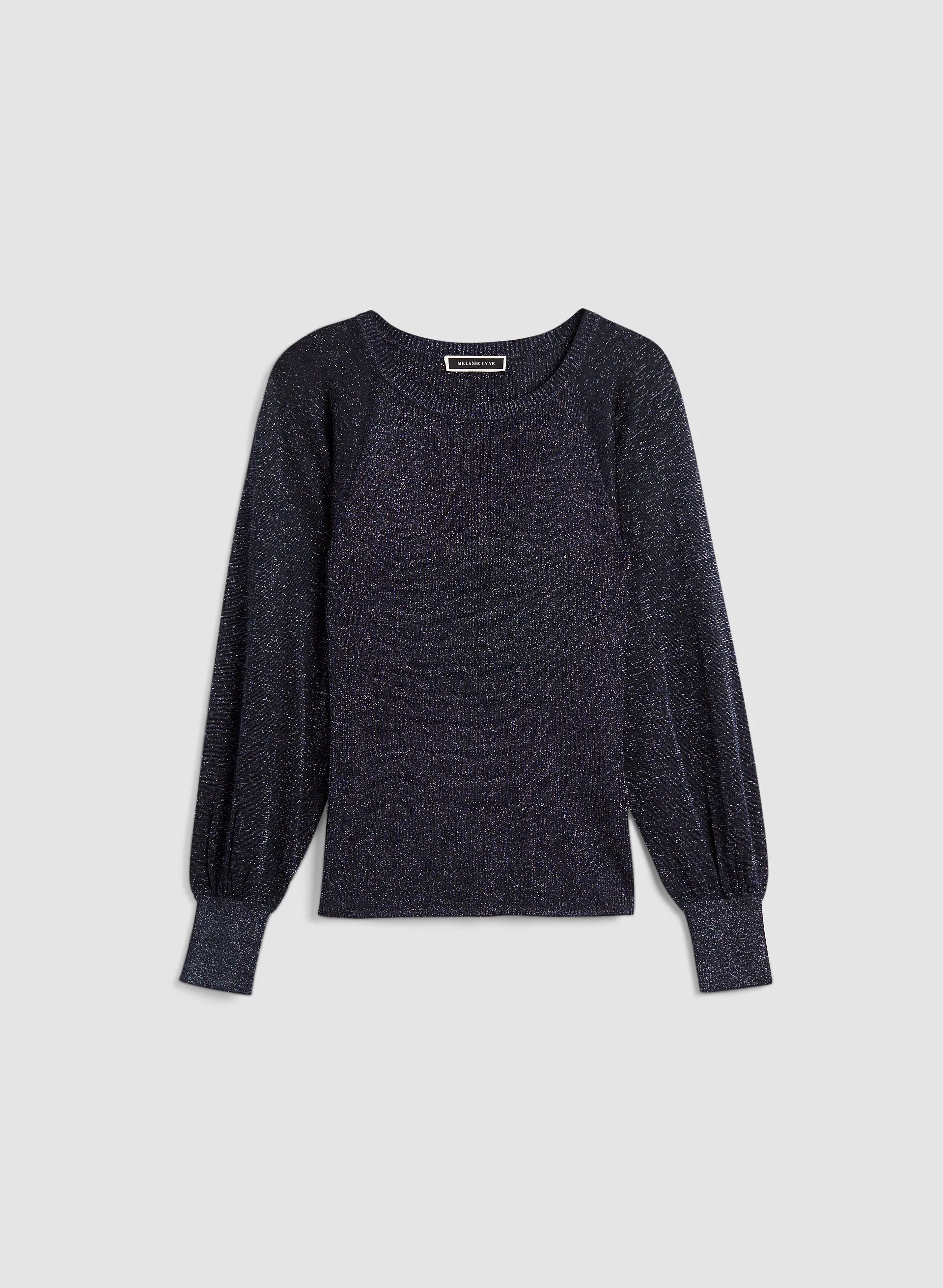 Metallic Puff Sleeve Sweater sold by Melanie Lyne product image thumbnail 5