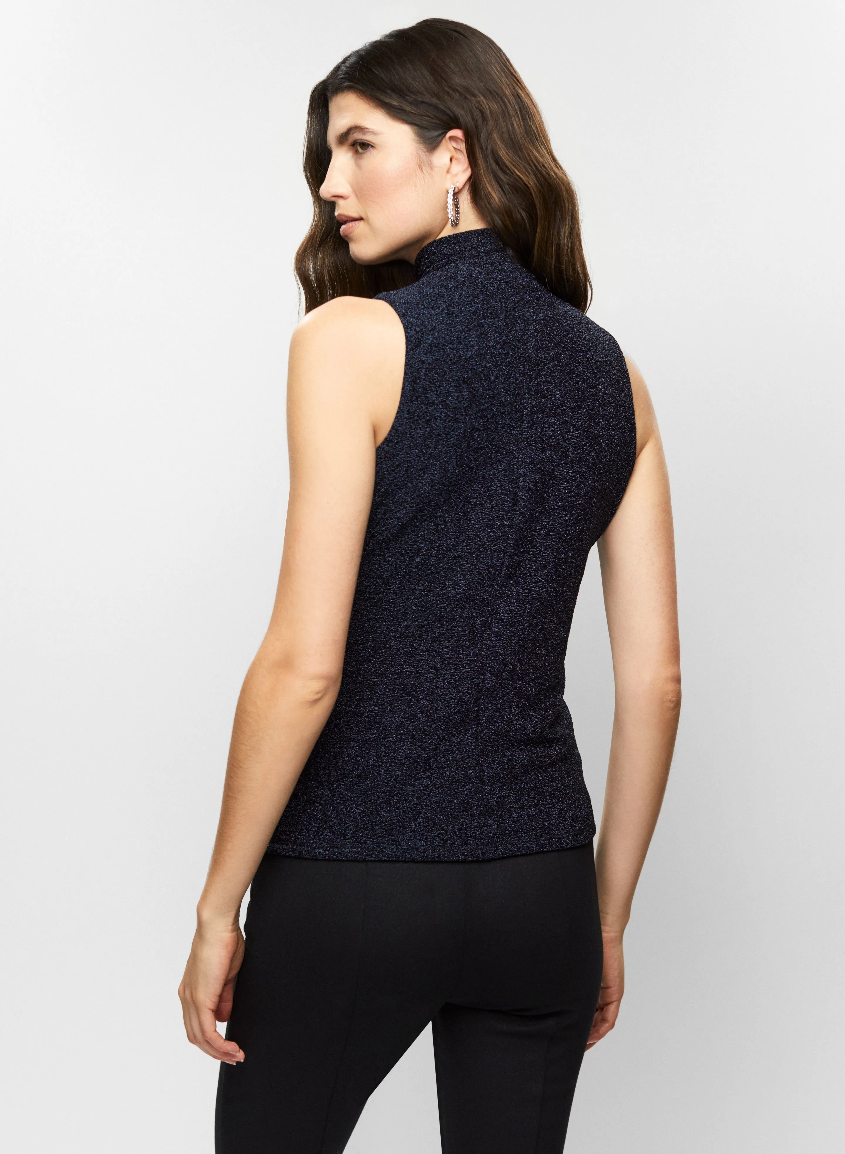 Sleeveless Glitter Top sold by Melanie Lyne product image thumbnail 4