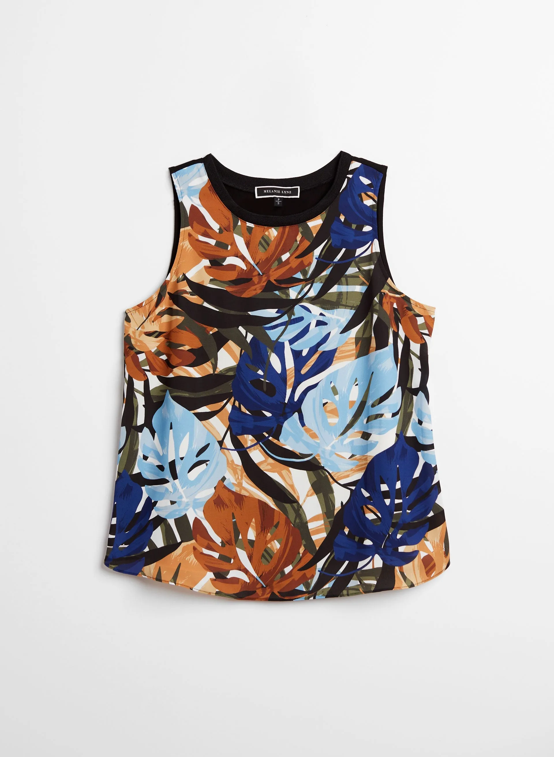 Palm Leaf Print Sleeveless Top sold by Melanie Lyne product image thumbnail 5