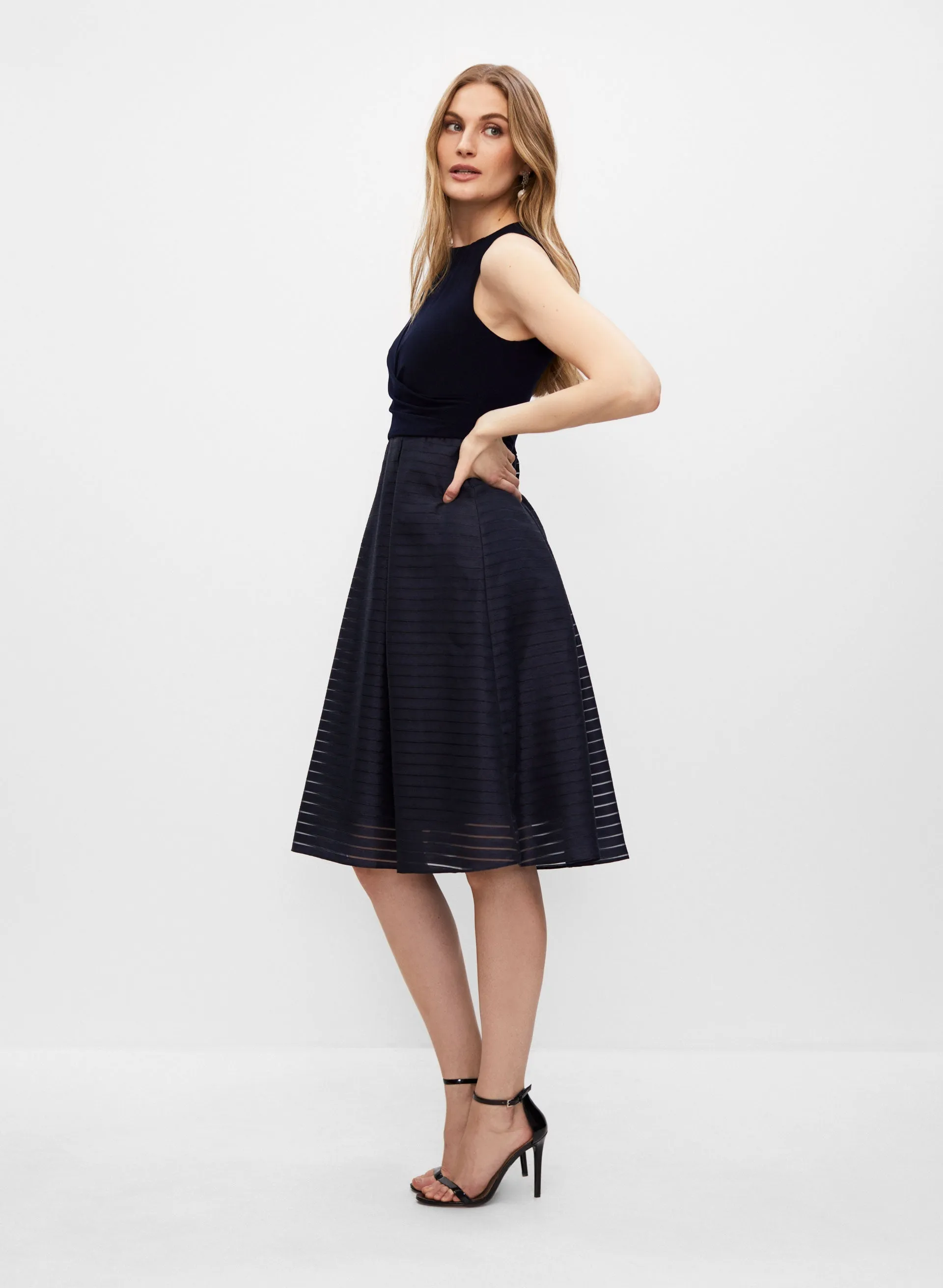 Stripe Print Dress sold by Melanie Lyne product image thumbnail 3