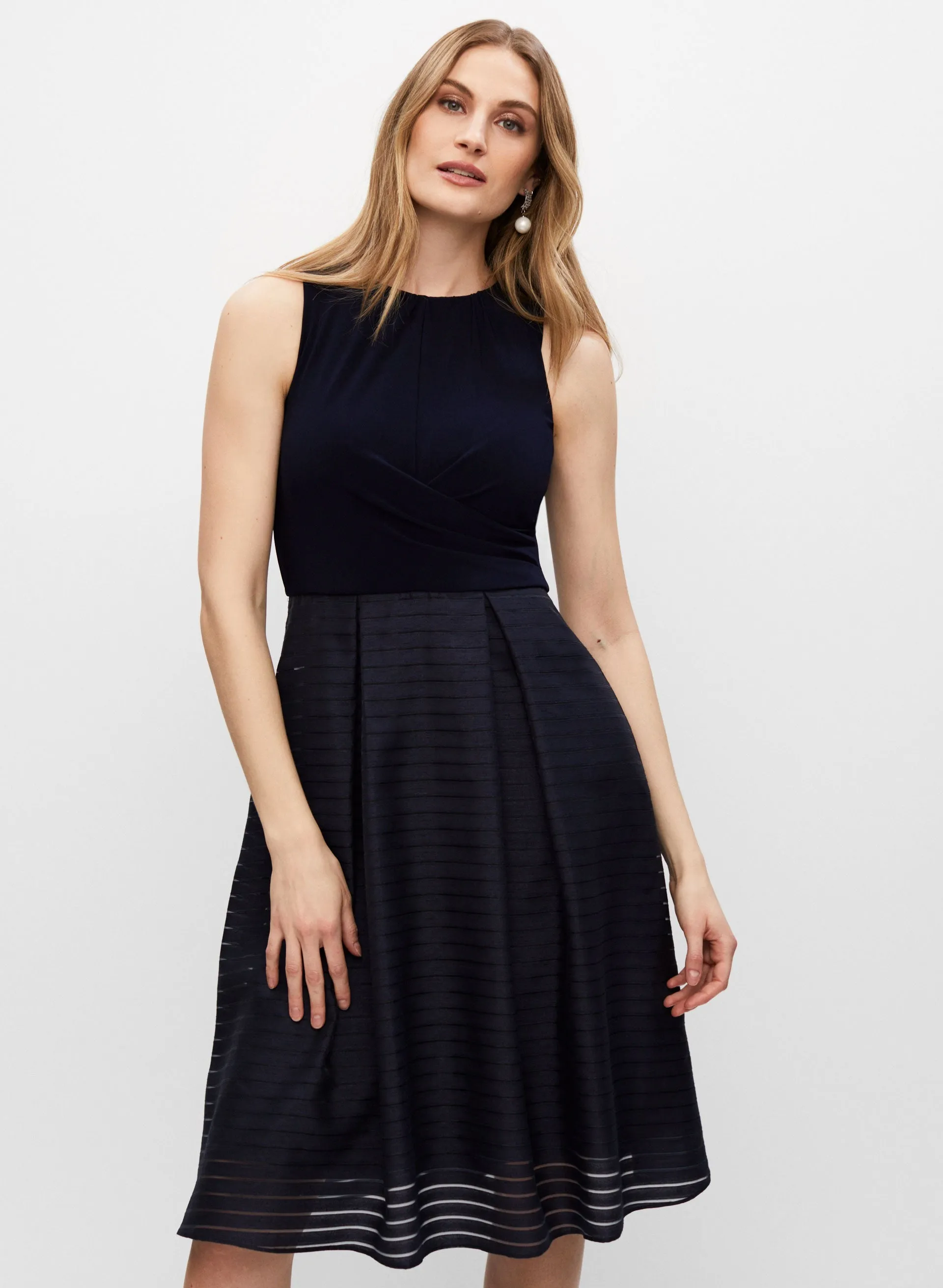 Stripe Print Dress sold by Melanie Lyne product image thumbnail 5