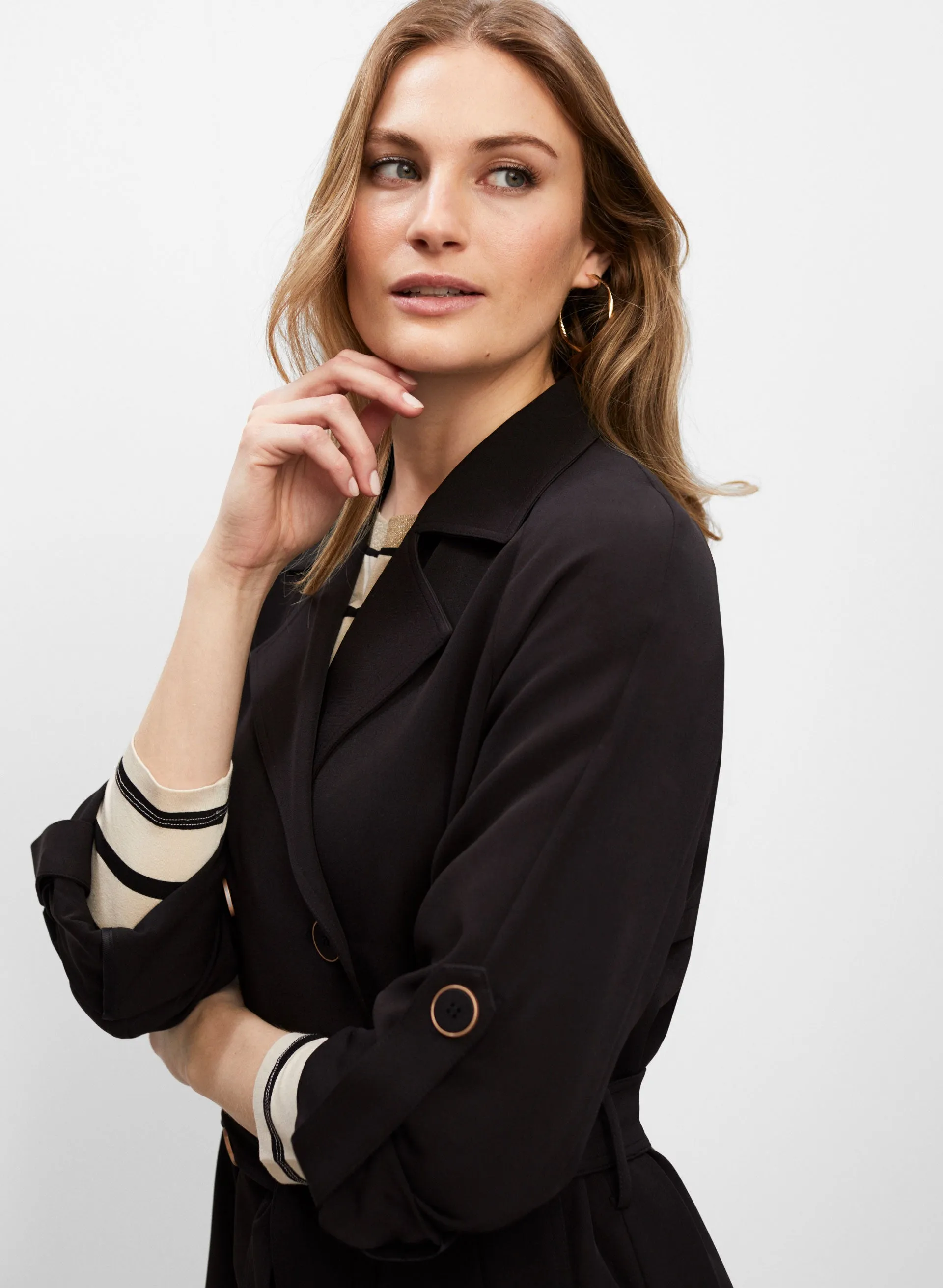 Double Breasted Trench Coat sold by Melanie Lyne product image thumbnail 3