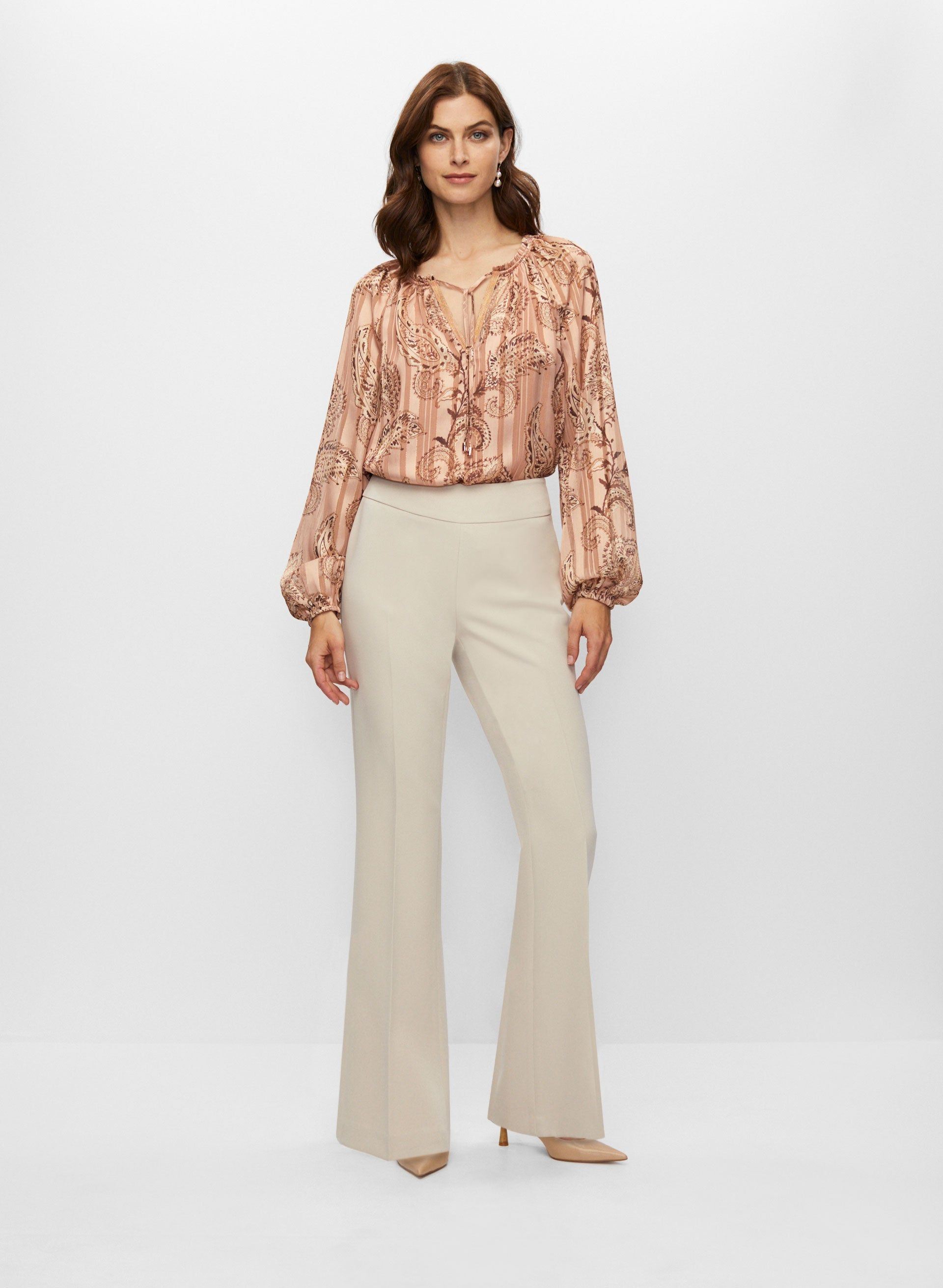 Paisley Print Chiffon Blouse sold by Melanie Lyne product image thumbnail 3