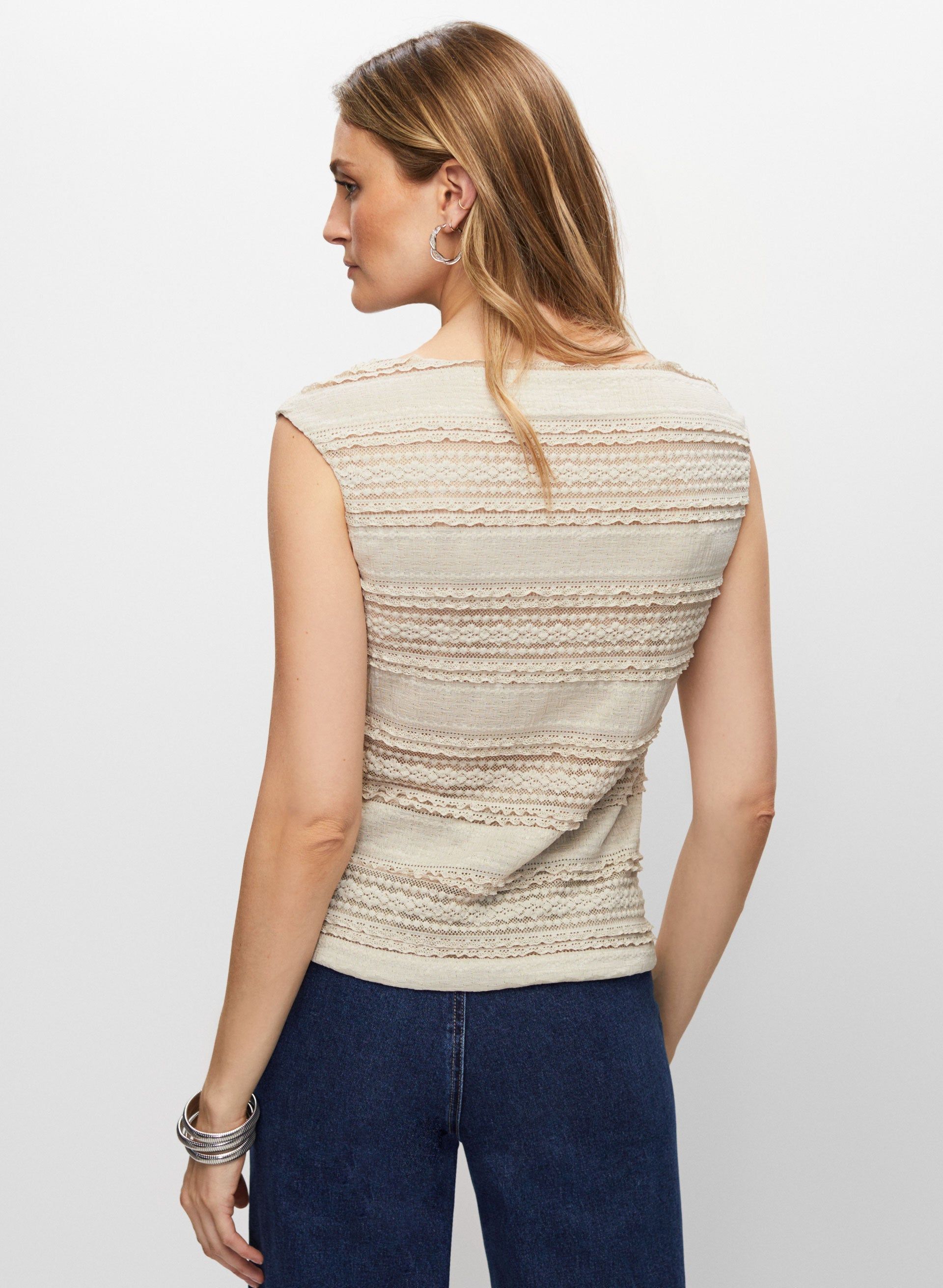 Ruffle Lace Top sold by Melanie Lyne product image thumbnail 2