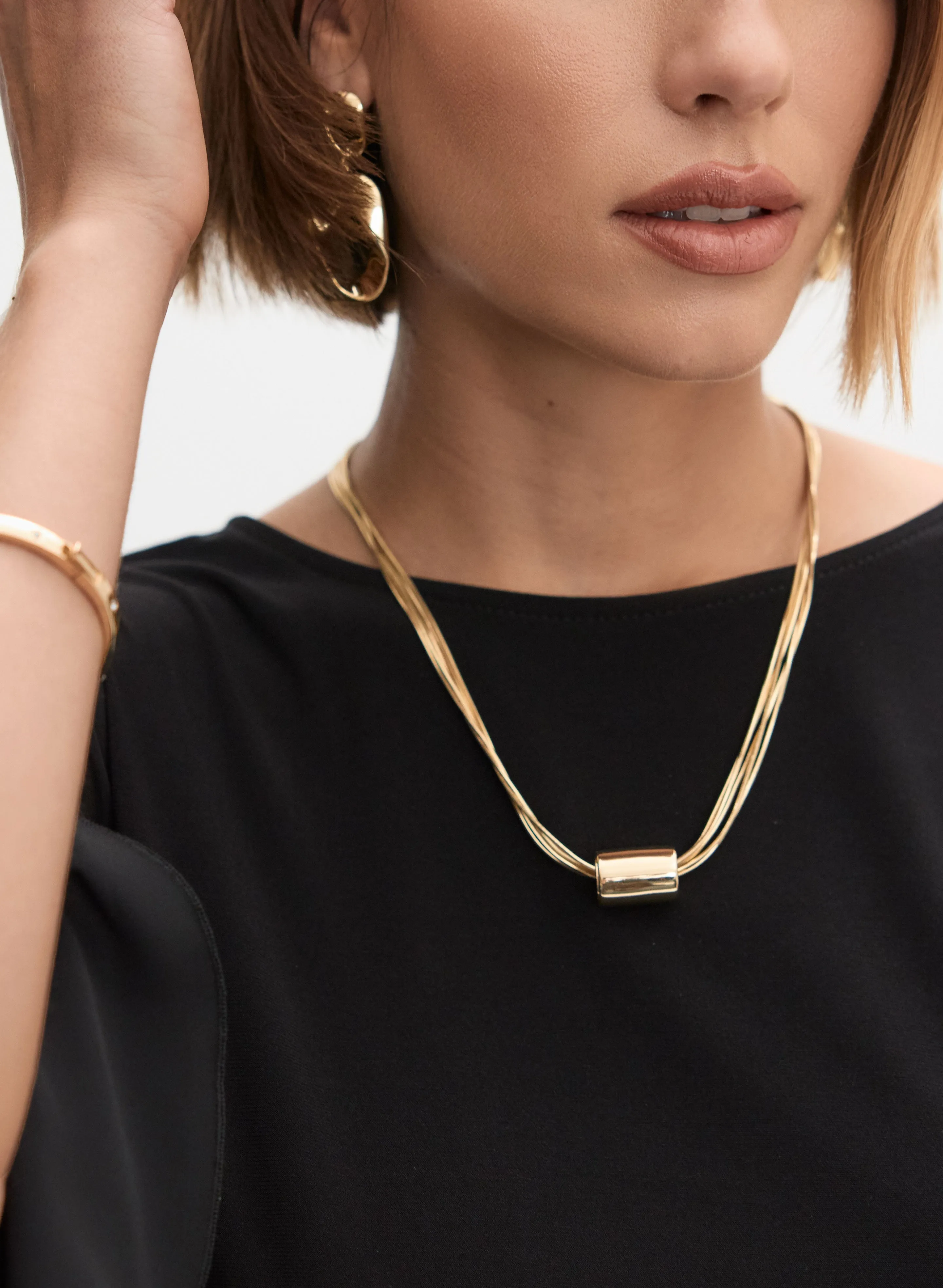 Multi-Row Bead Necklace sold by Melanie Lyne product image thumbnail 2