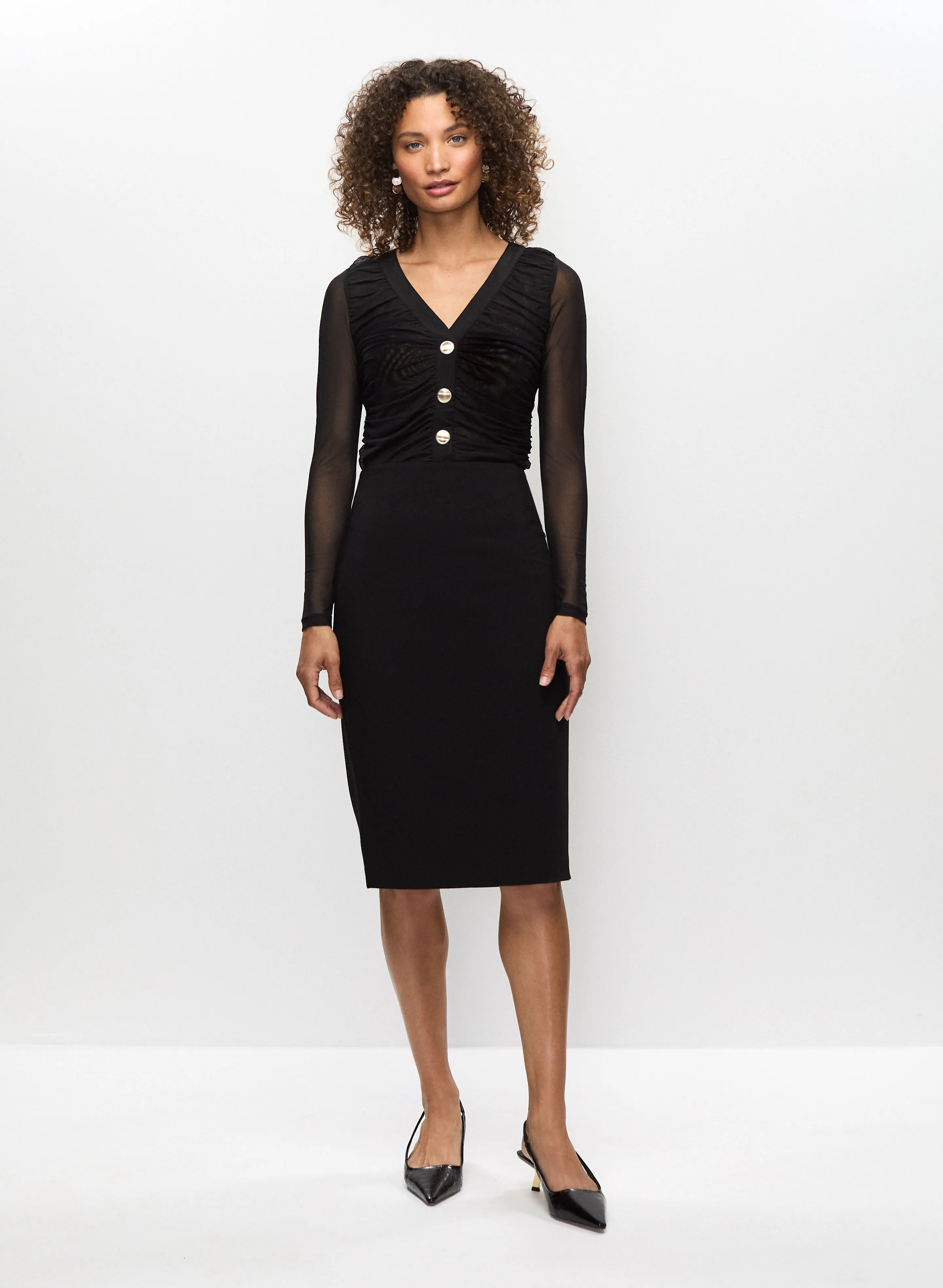 High Waist Pencil Skirt sold by Melanie Lyne product image thumbnail 3