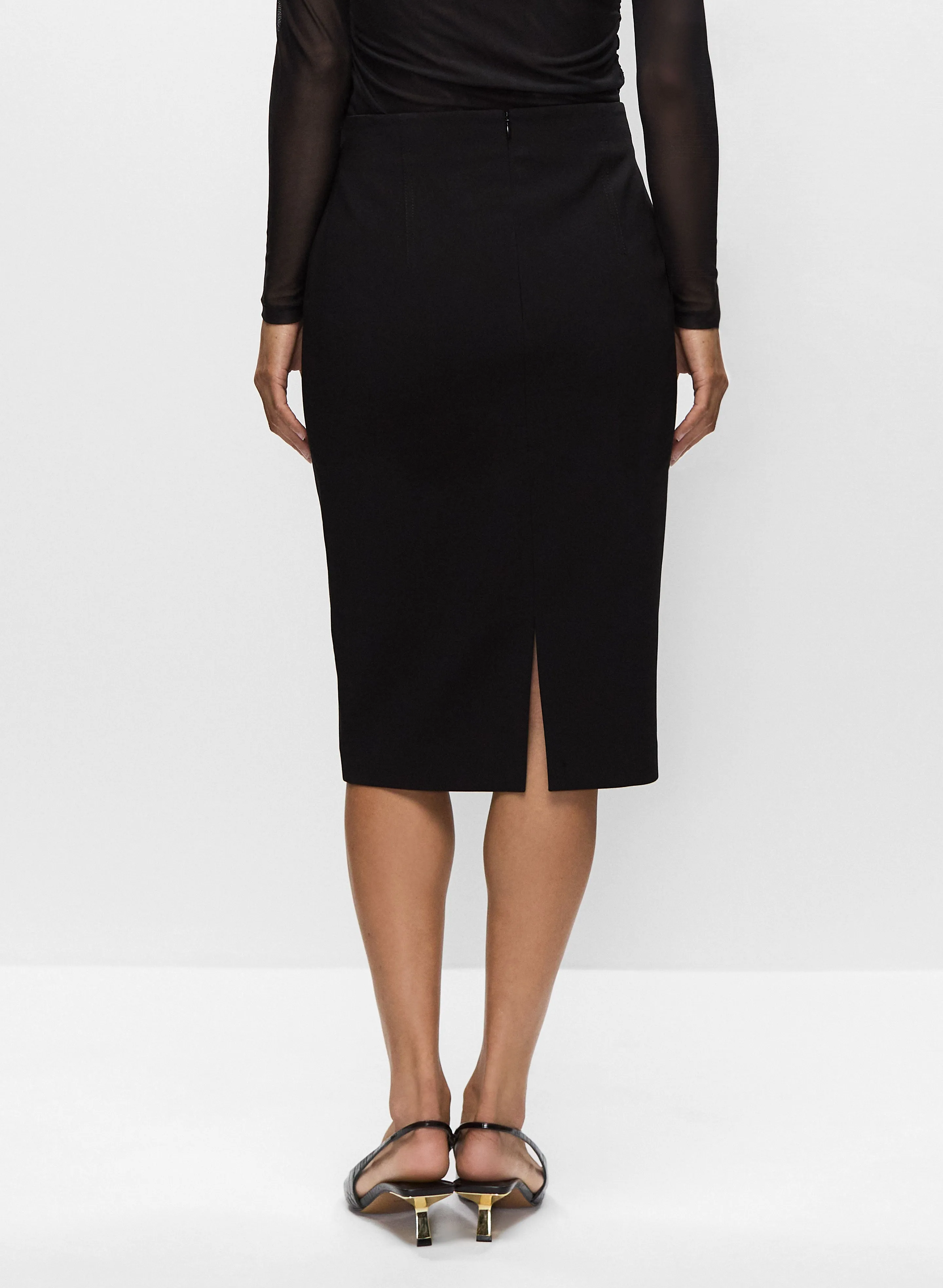 High Waist Pencil Skirt sold by Melanie Lyne product image thumbnail 2