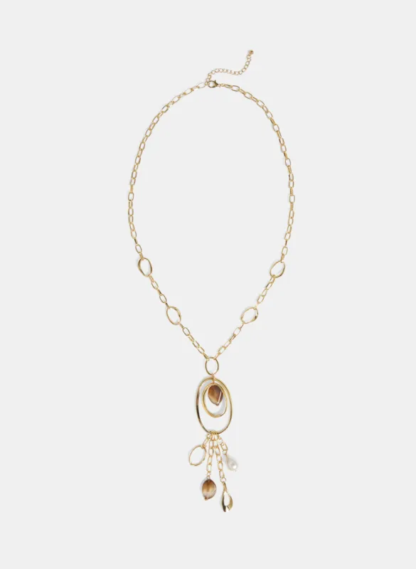 Oval Pendant Chain Necklace sold by Melanie Lyne