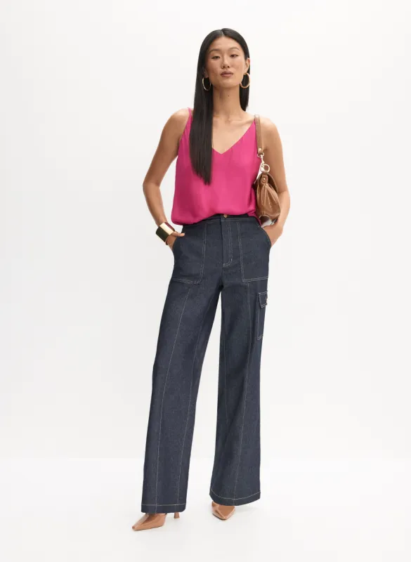 Satin Camisole & Cargo Jeans sold by Melanie Lyne